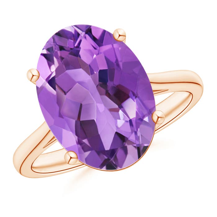 AA- Amethyst / 5.25 CT / 14 KT Rose Gold