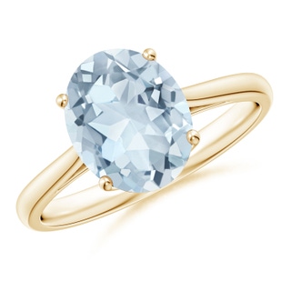 Oval A Aquamarine