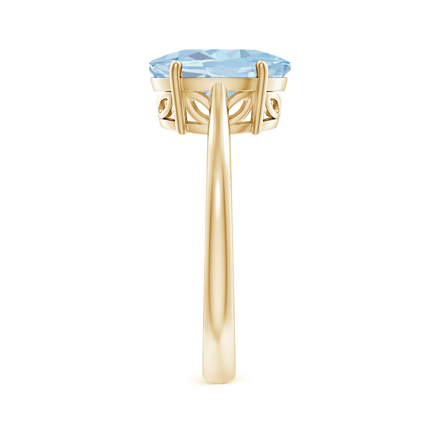 A - Aquamarine / 2.2 CT / 14 KT Yellow Gold