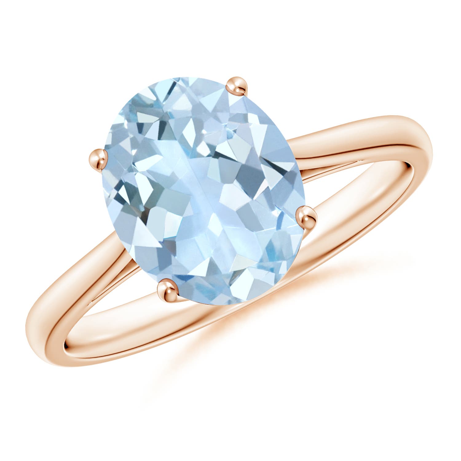 AA - Aquamarine / 2.2 CT / 14 KT Rose Gold