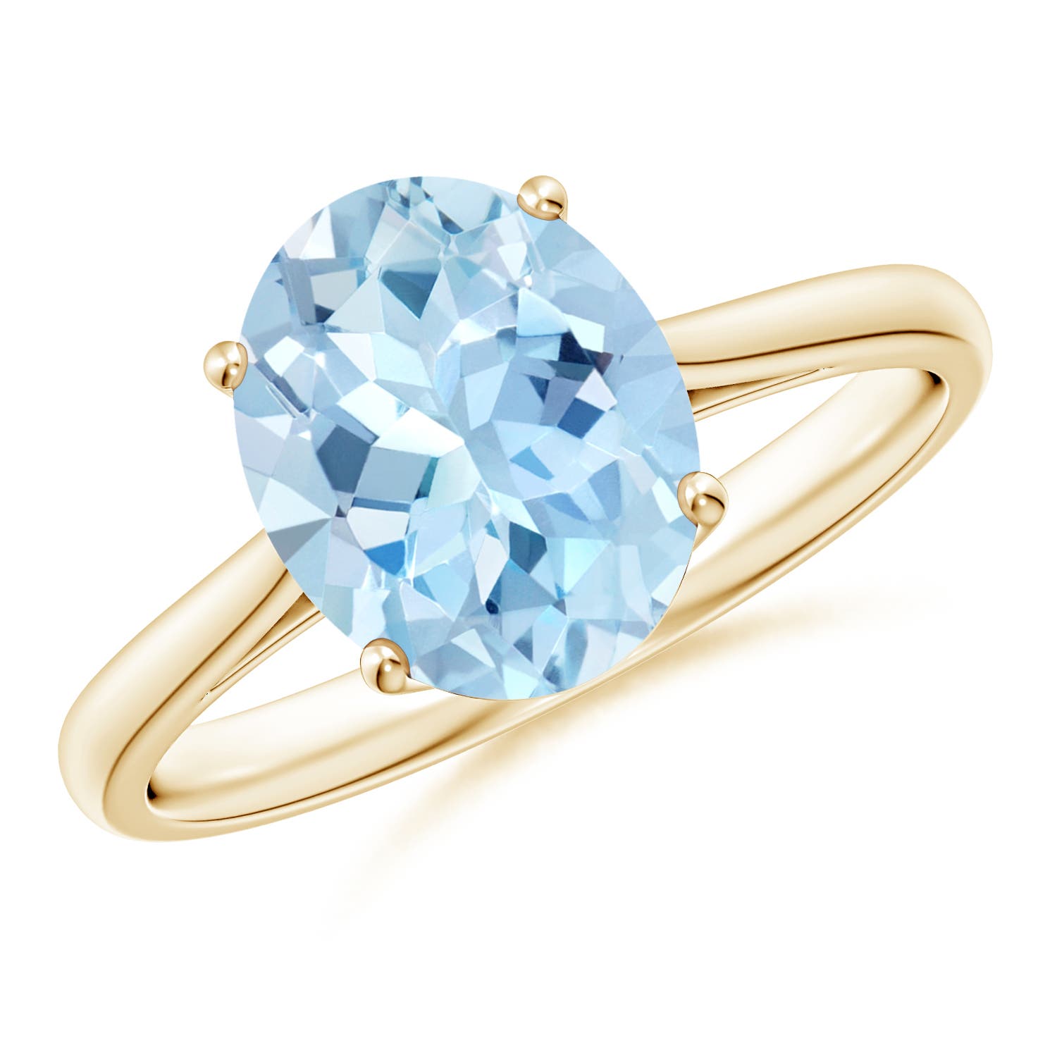 AAA - Aquamarine / 2.2 CT / 14 KT Yellow Gold