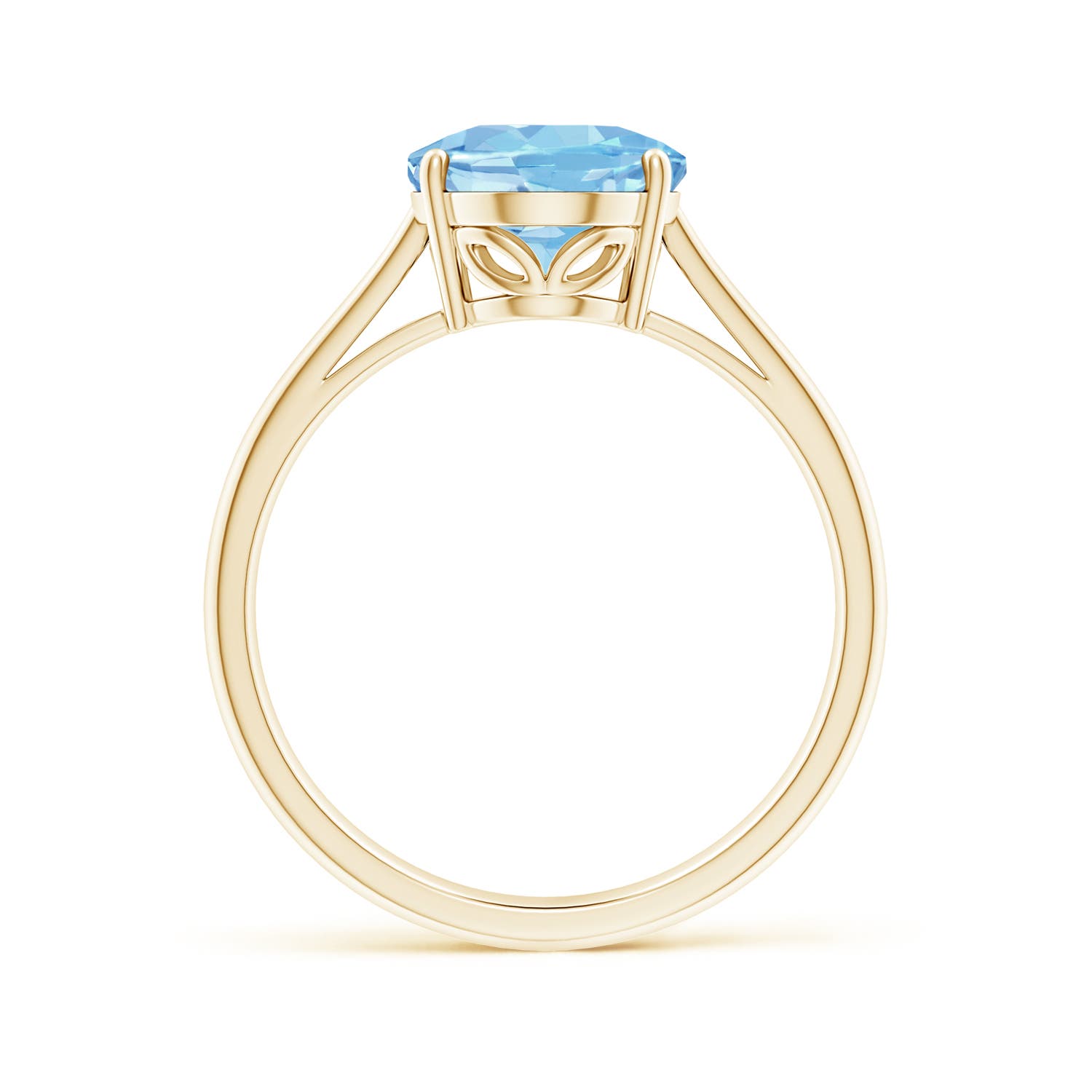 AAAA - Aquamarine / 2.2 CT / 14 KT Yellow Gold