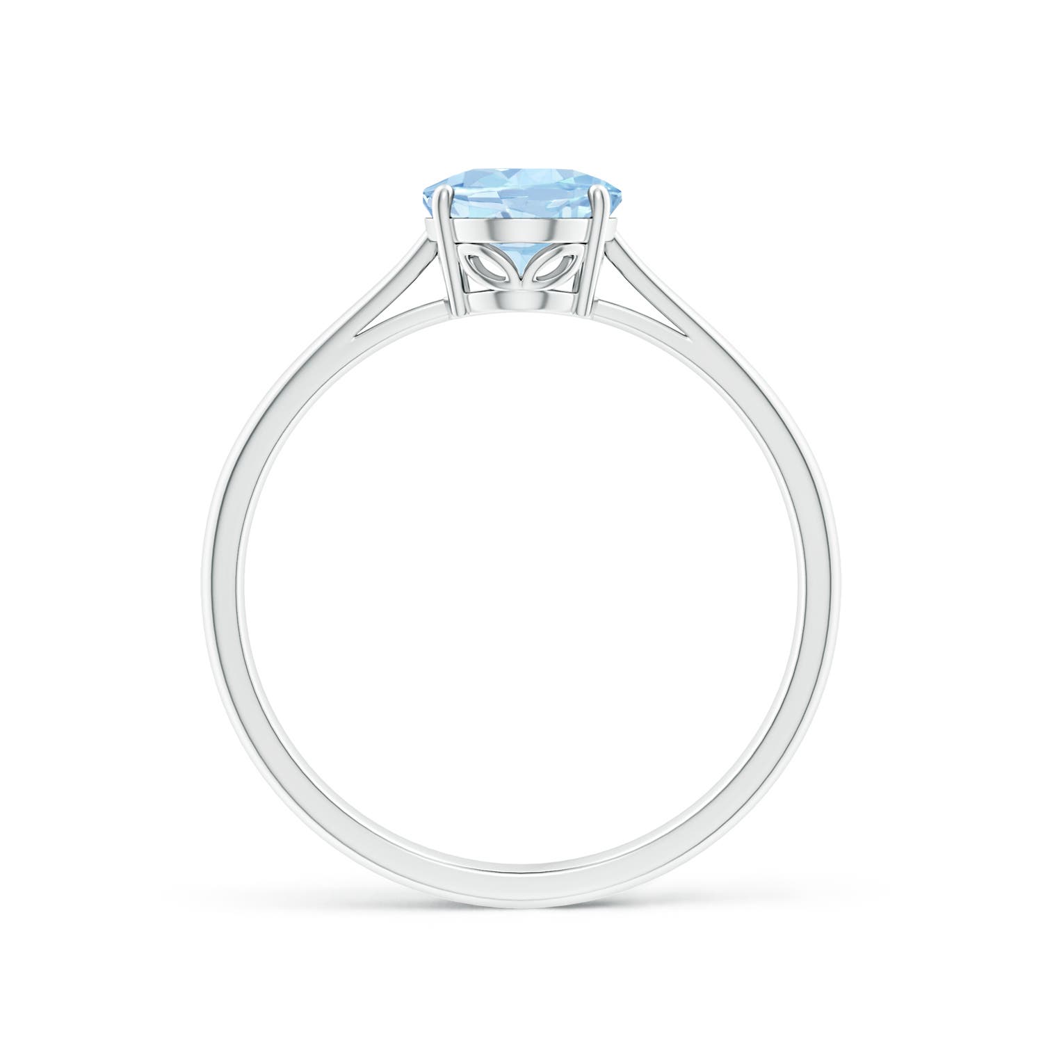 AA - Aquamarine / 1 CT / 14 KT White Gold