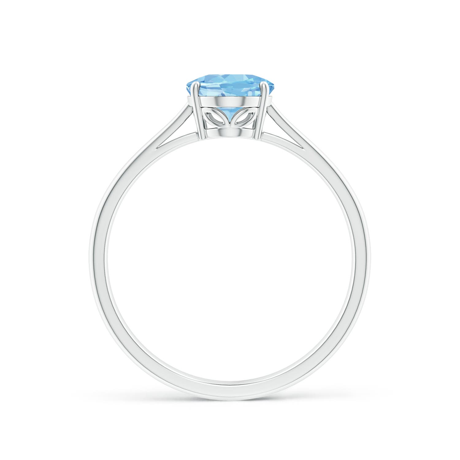 AAAA - Aquamarine / 1 CT / 14 KT White Gold