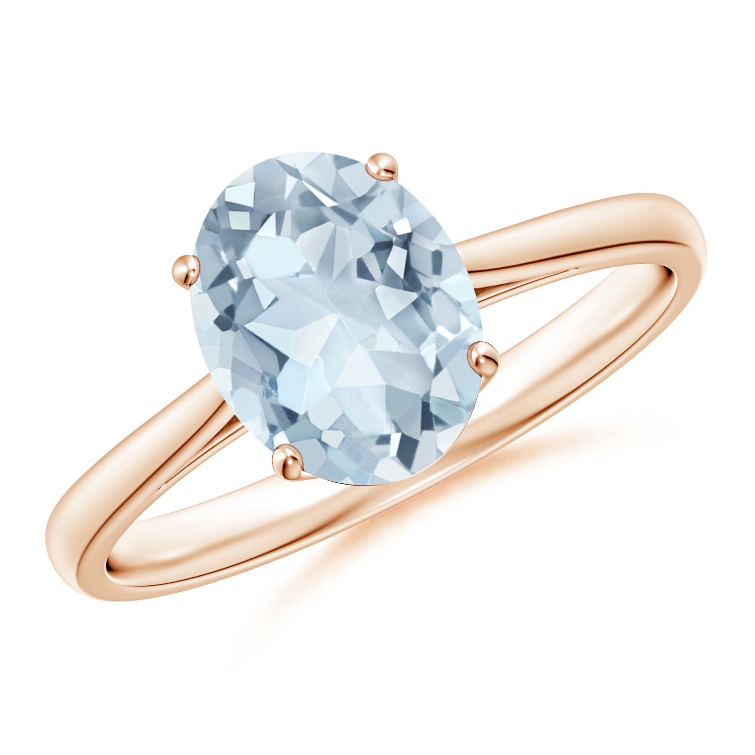 A - Aquamarine / 1.5 CT / 14 KT Rose Gold