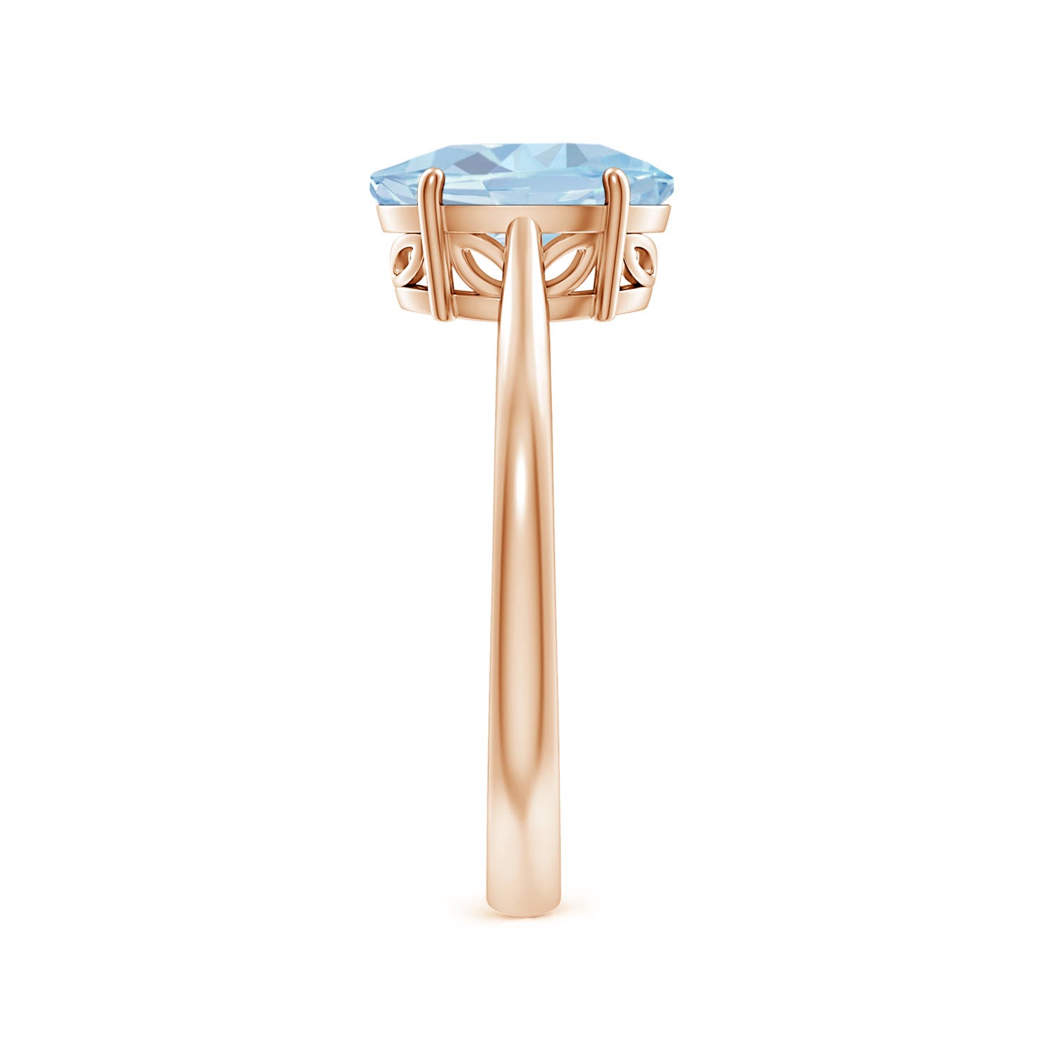 A - Aquamarine / 1.5 CT / 14 KT Rose Gold