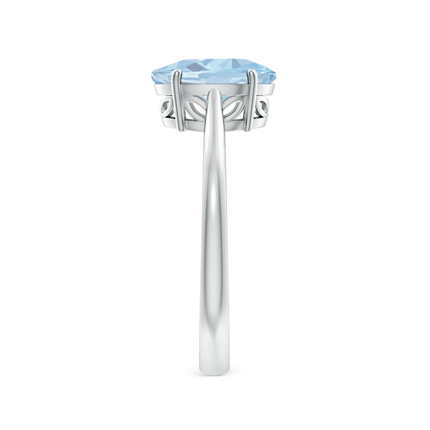 A - Aquamarine / 1.5 CT / 14 KT White Gold