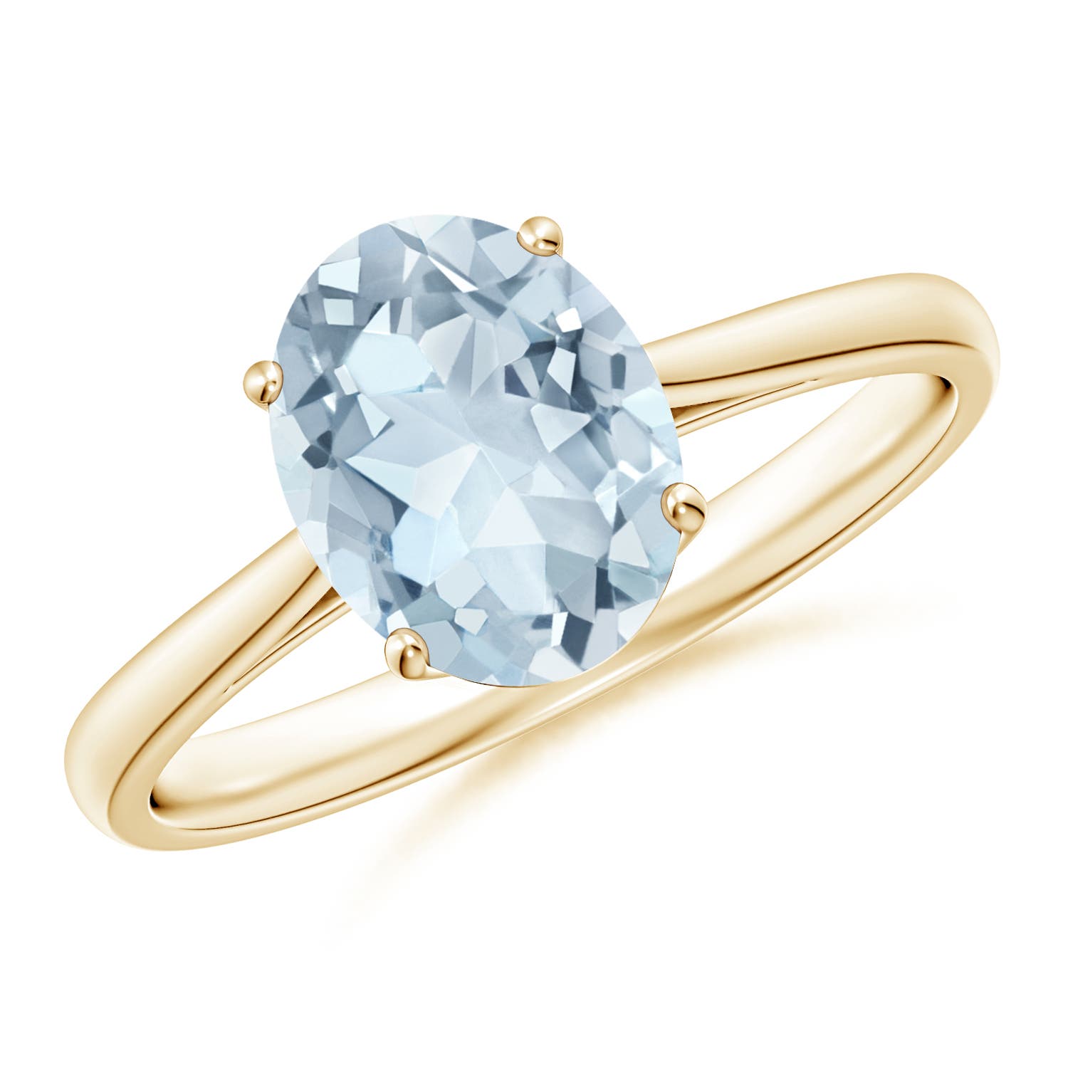 A - Aquamarine / 1.5 CT / 14 KT Yellow Gold