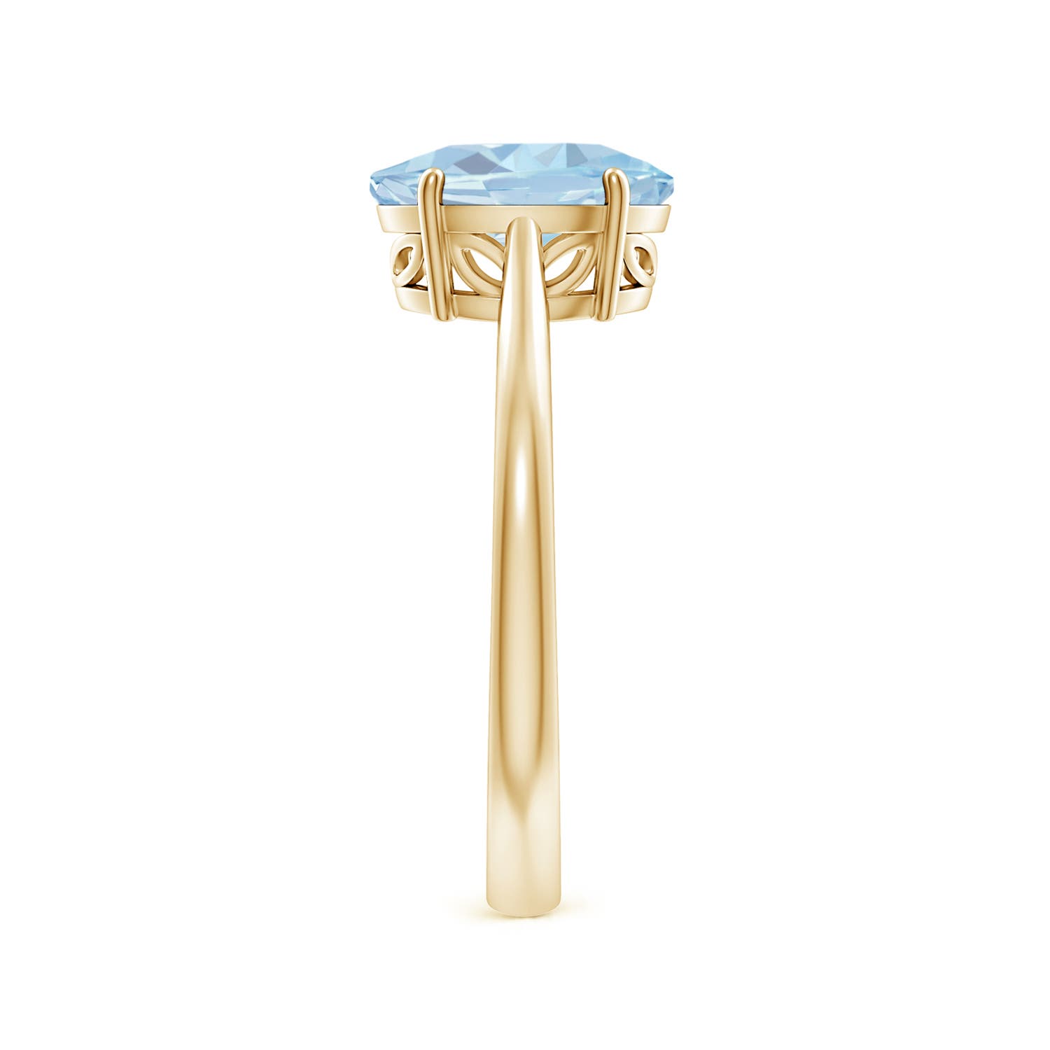 A - Aquamarine / 1.5 CT / 14 KT Yellow Gold