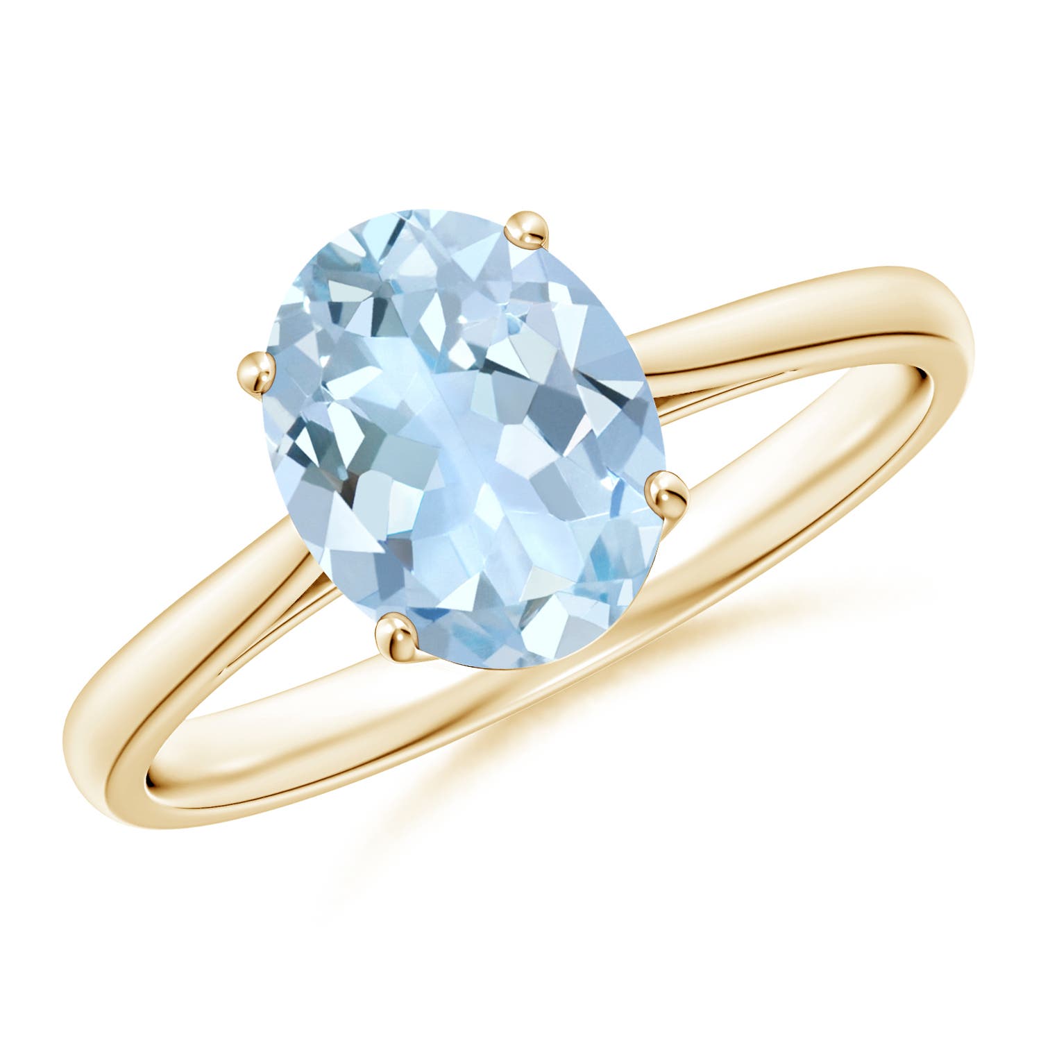 AA - Aquamarine / 1.5 CT / 14 KT Yellow Gold