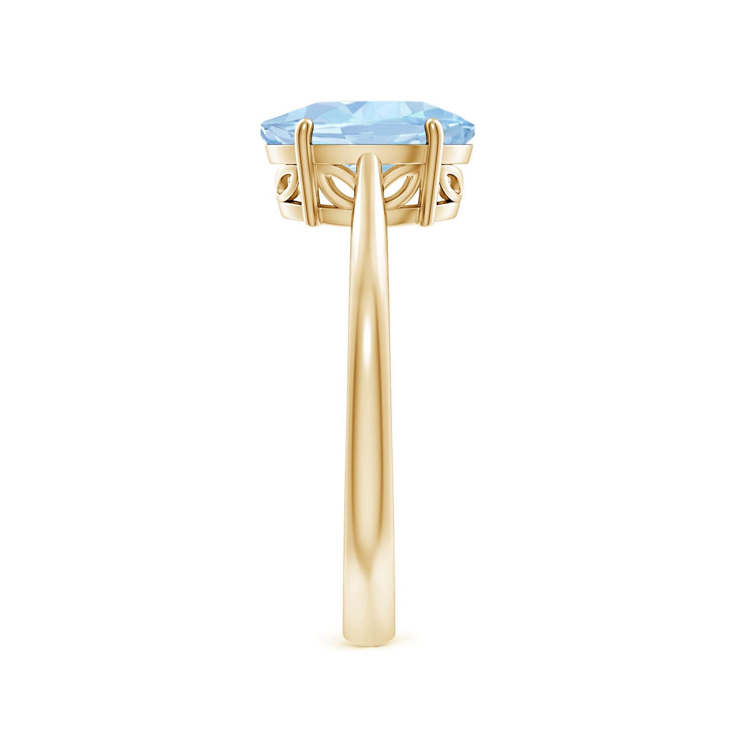 AA - Aquamarine / 1.5 CT / 14 KT Yellow Gold