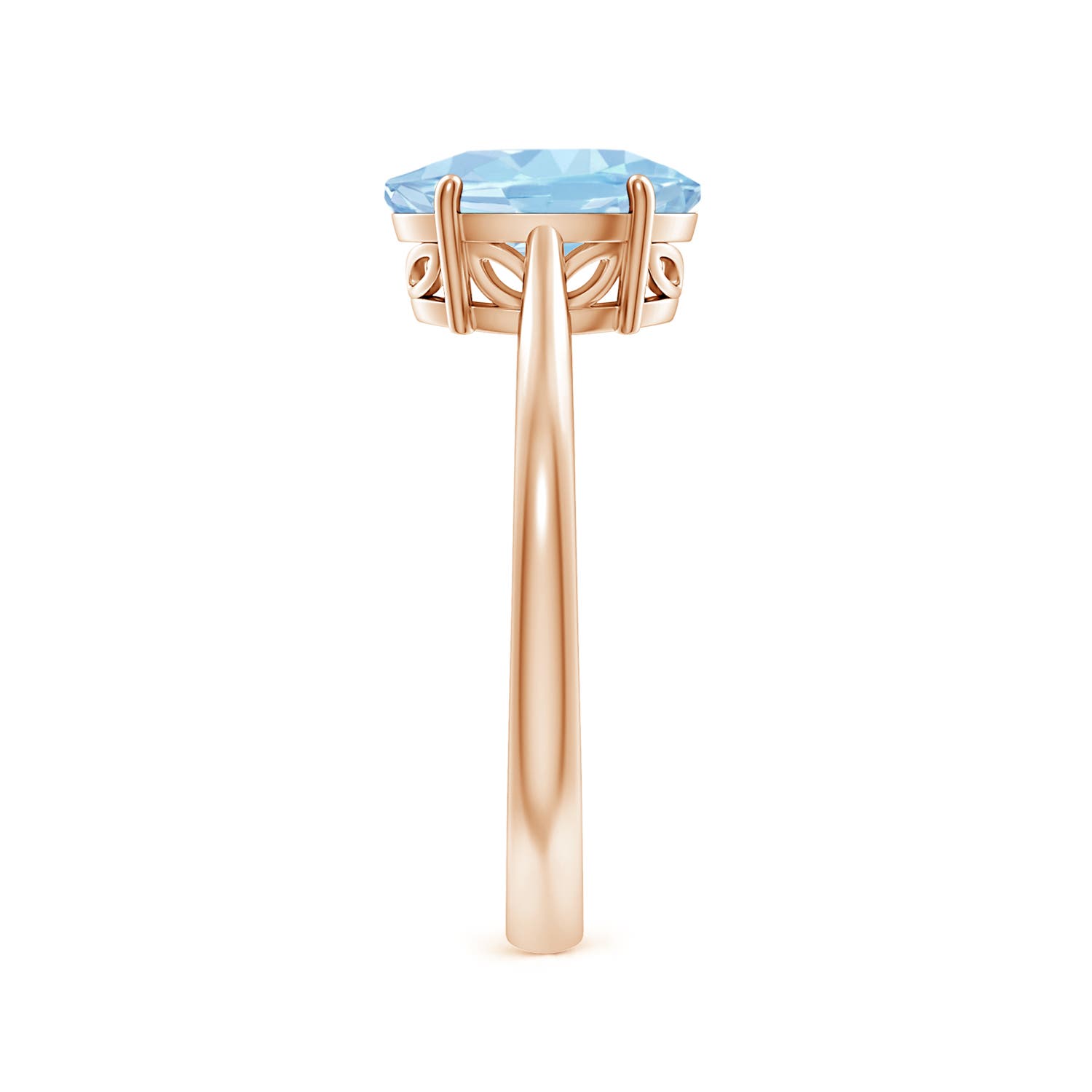 AAA - Aquamarine / 1.5 CT / 14 KT Rose Gold