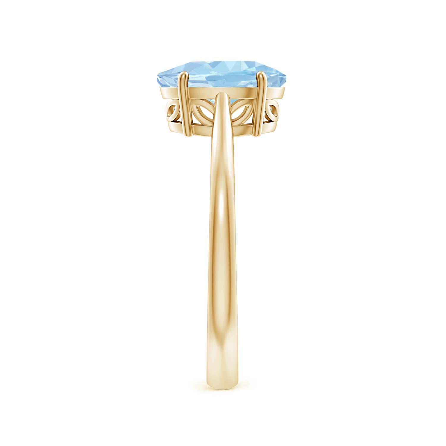 AAA - Aquamarine / 1.5 CT / 14 KT Yellow Gold