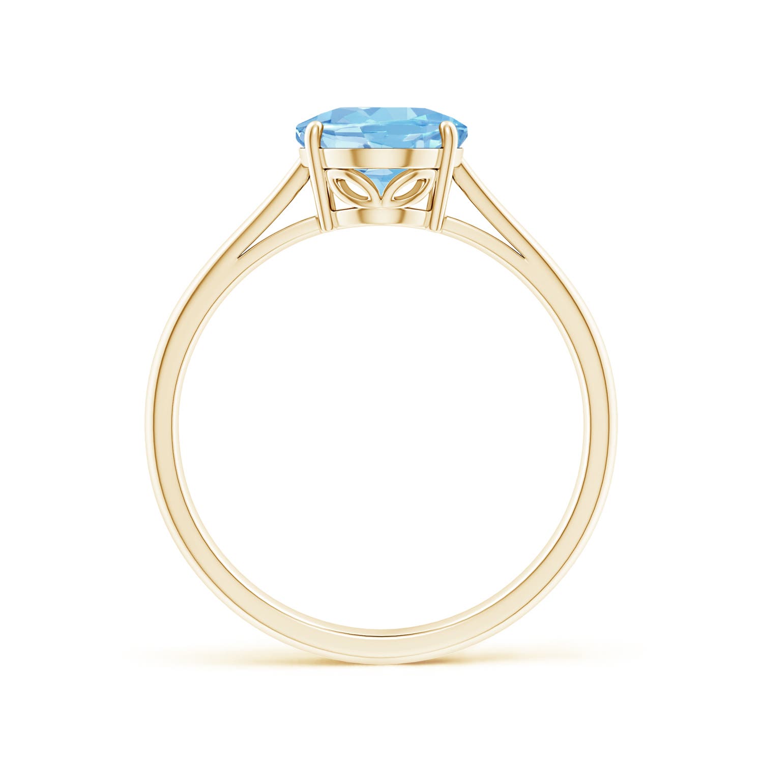 AAAA - Aquamarine / 1.5 CT / 14 KT Yellow Gold