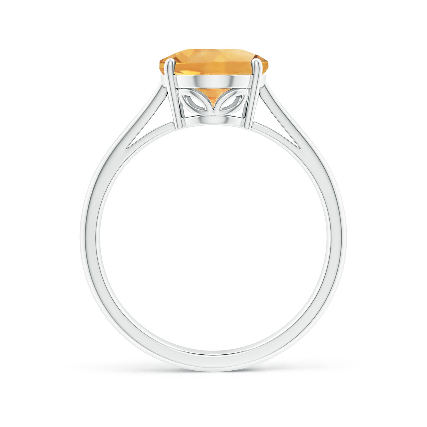 A - Citrine / 2.5 CT / 14 KT White Gold