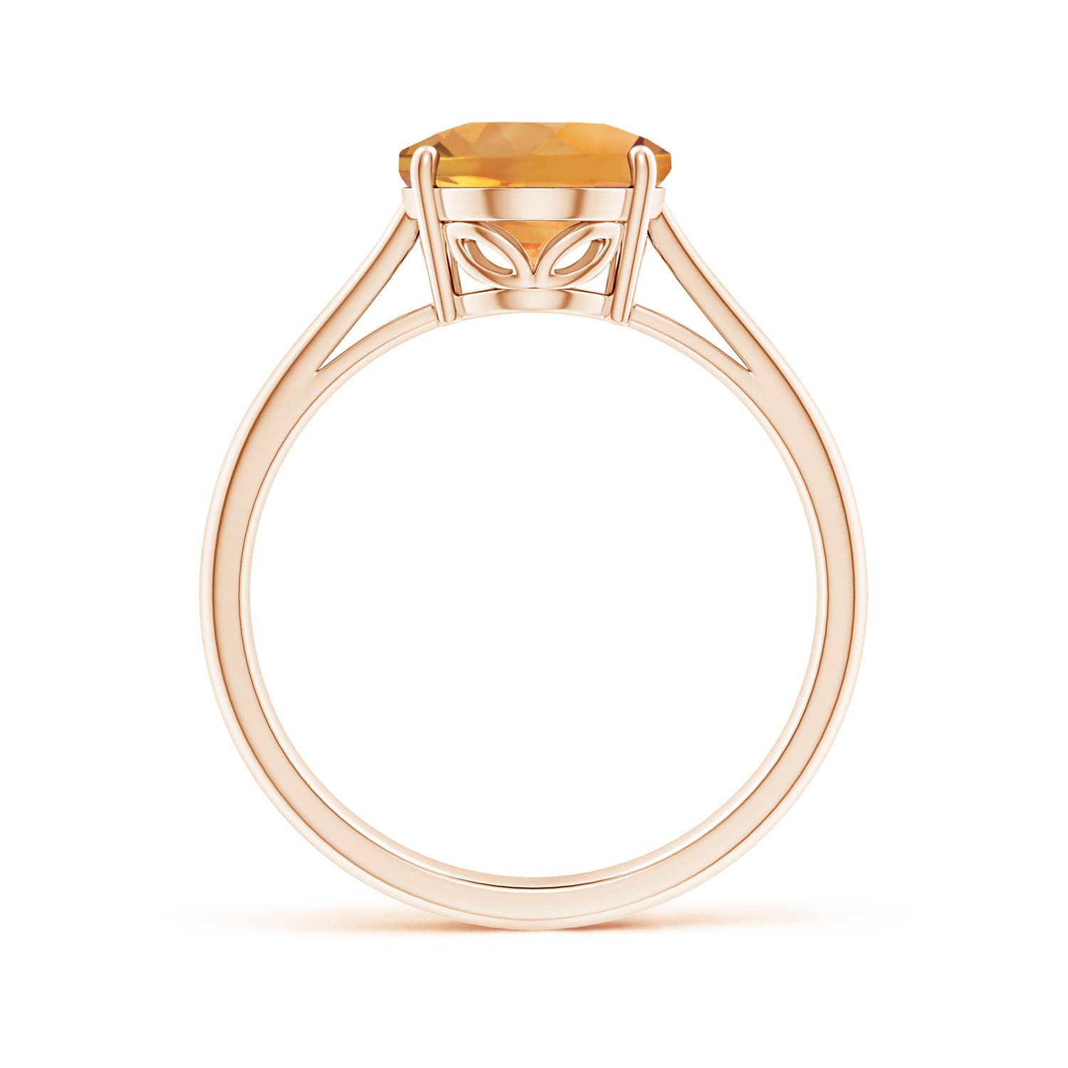 AA - Citrine / 2.5 CT / 14 KT Rose Gold