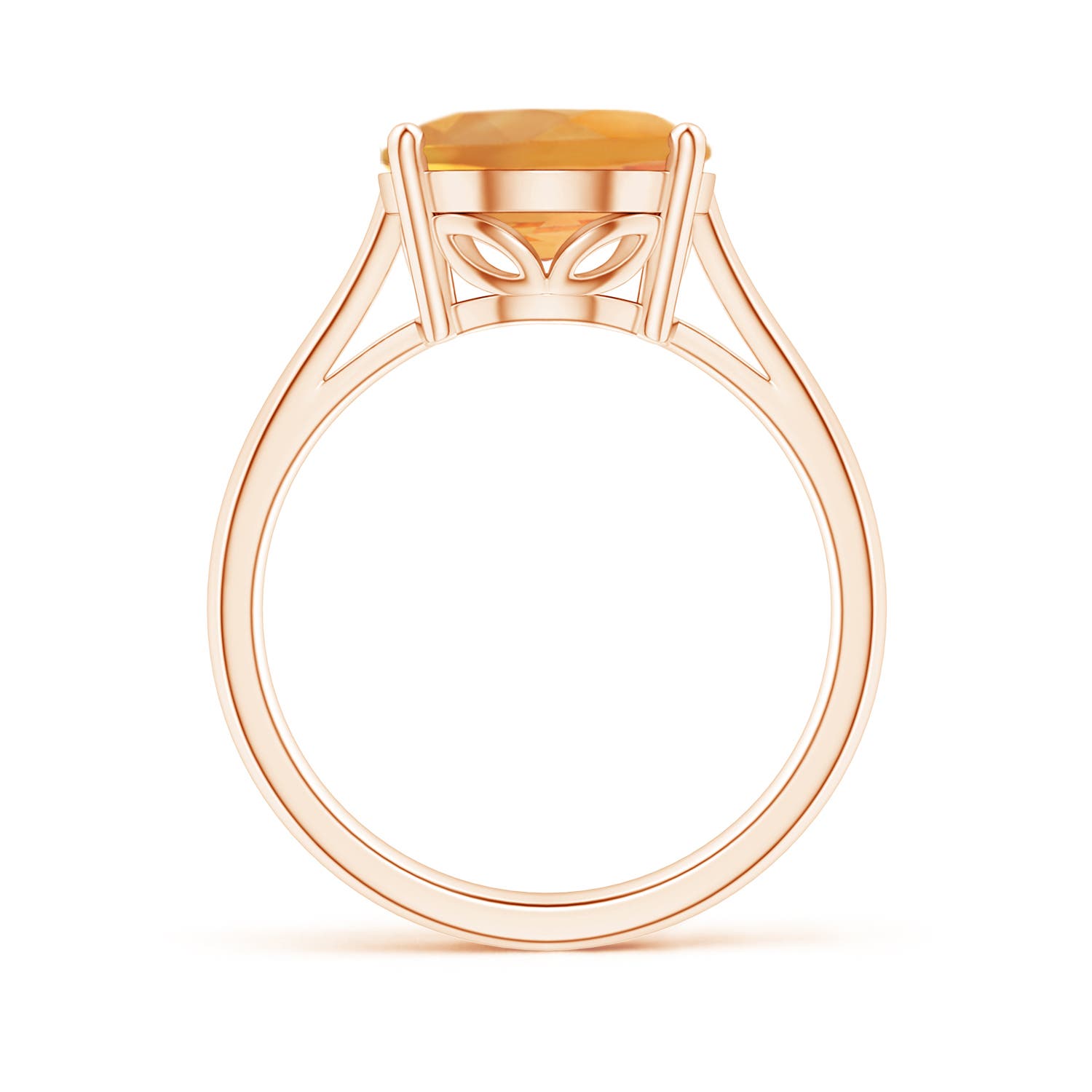 AA - Citrine / 4.1 CT / 14 KT Rose Gold