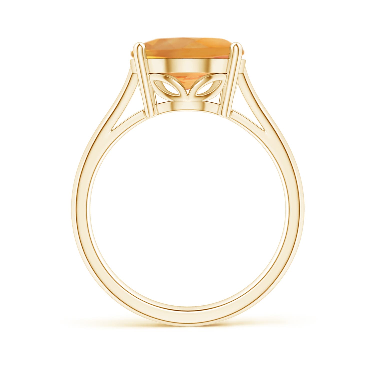 AA - Citrine / 4.1 CT / 14 KT Yellow Gold