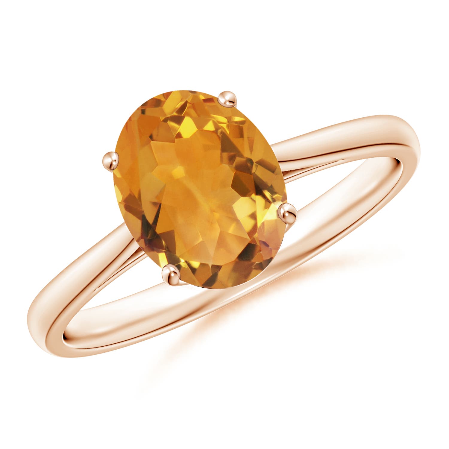 AA - Citrine / 1.65 CT / 14 KT Rose Gold