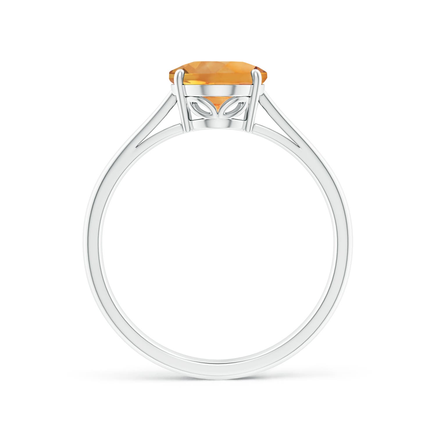 AA - Citrine / 1.65 CT / 14 KT White Gold