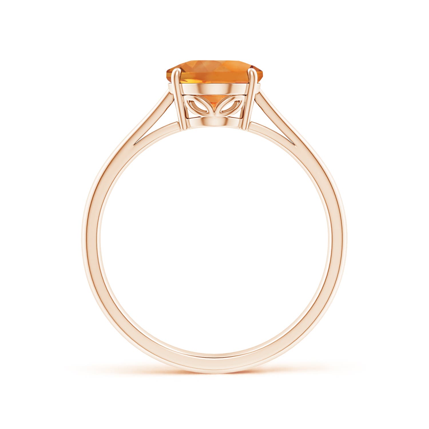 AAA - Citrine / 1.65 CT / 14 KT Rose Gold