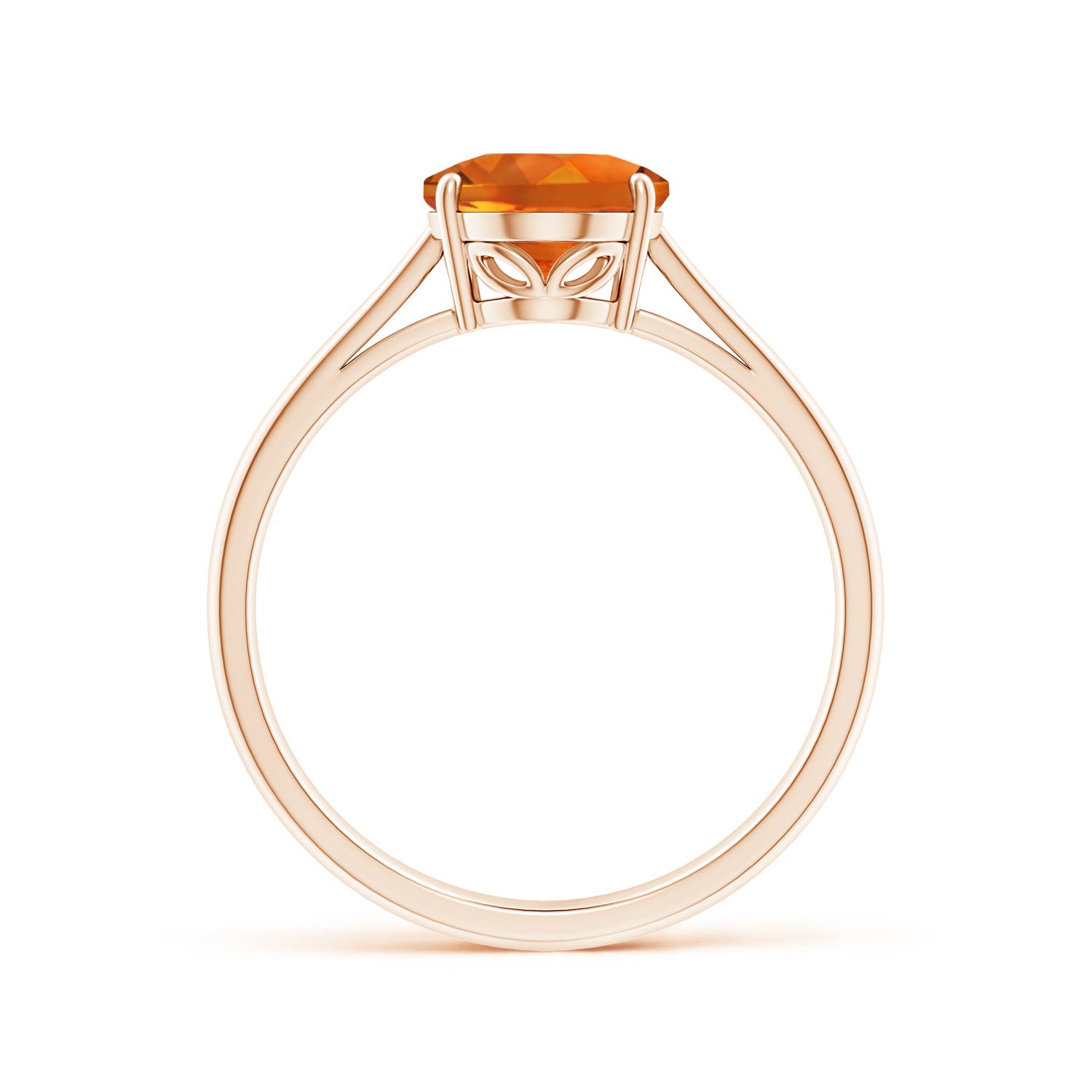 AAAA - Citrine / 1.65 CT / 14 KT Rose Gold