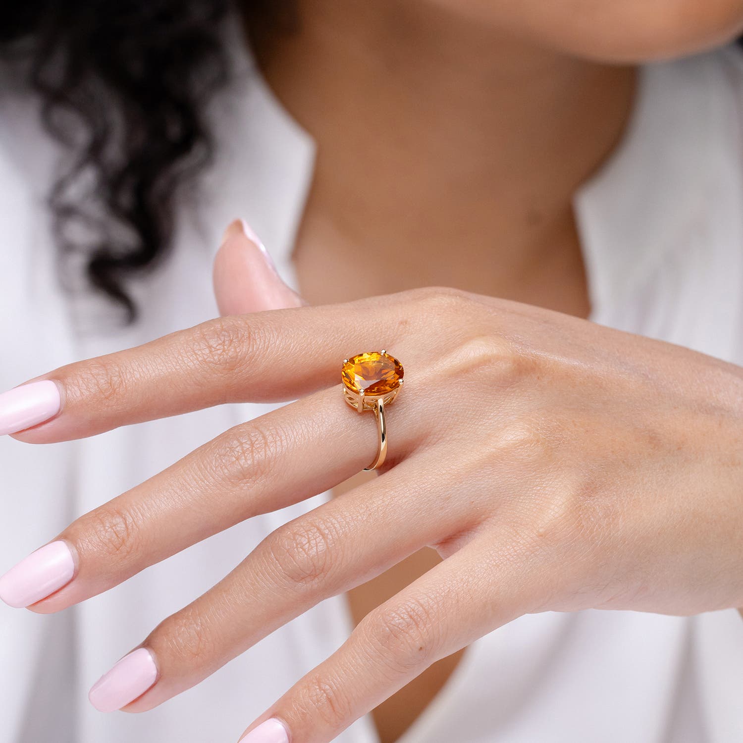 A - Citrine / 1.65 CT / 14 KT Yellow Gold