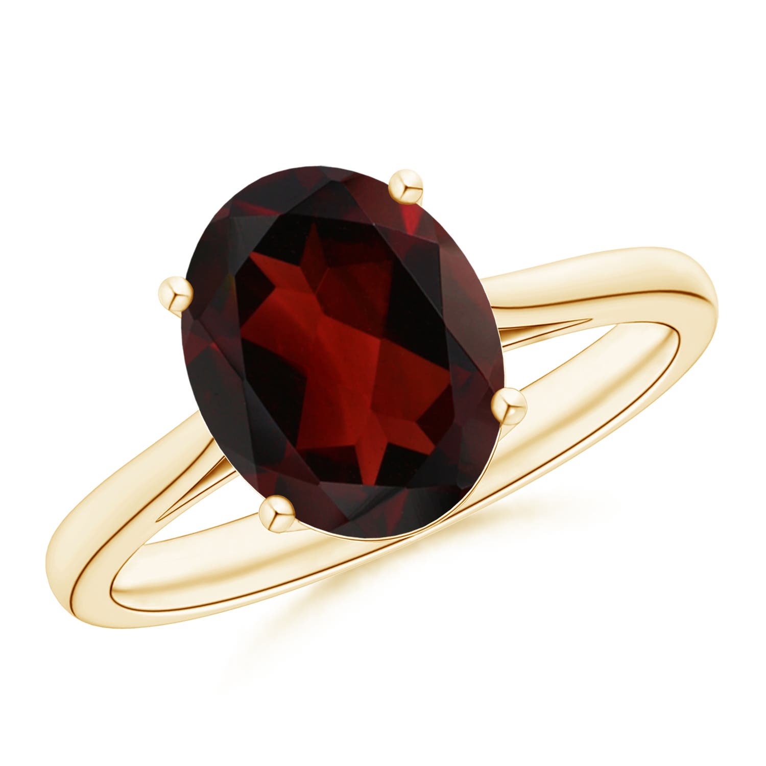 AA - Garnet / 2.95 CT / 14 KT Yellow Gold