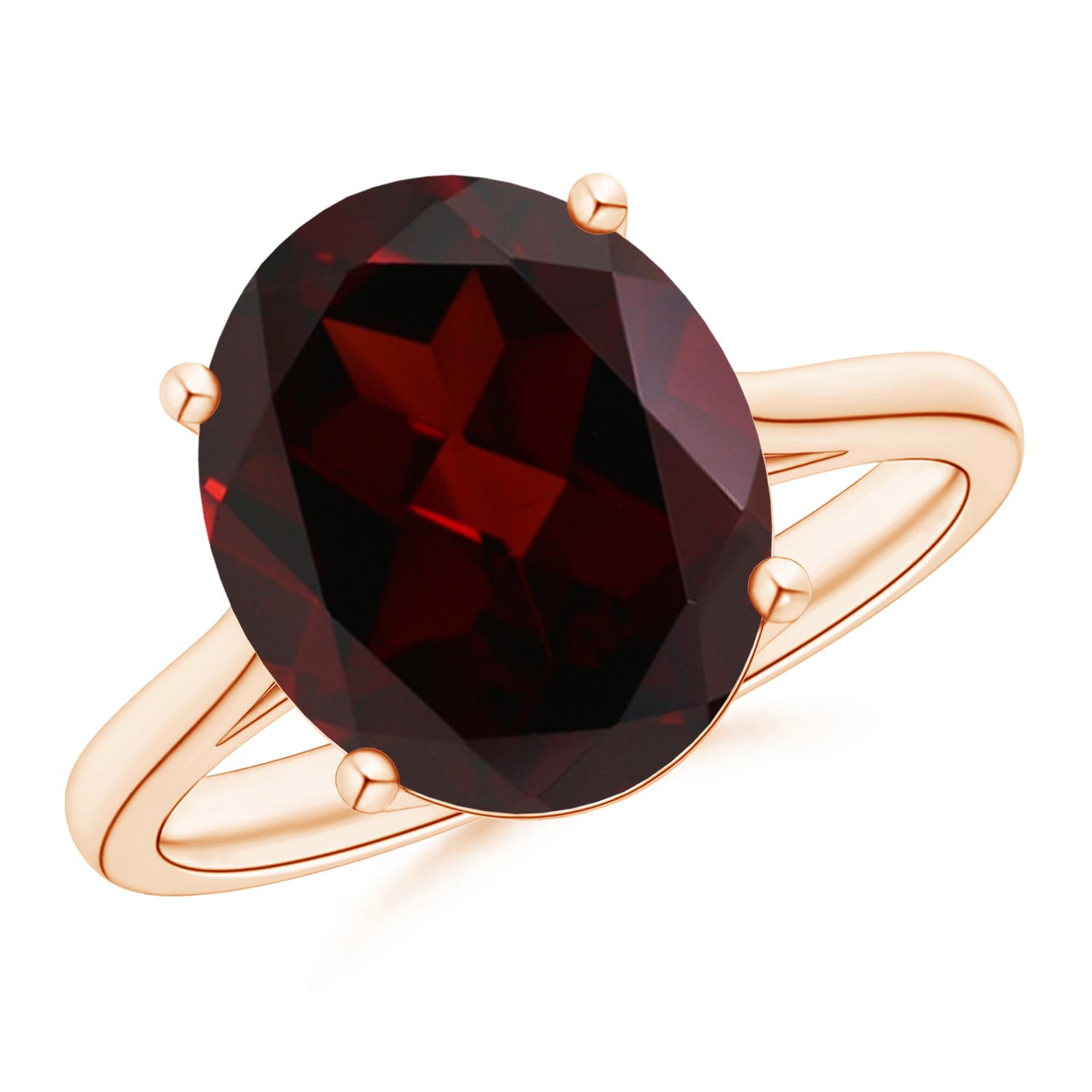 A - Garnet / 5.15 CT / 14 KT Rose Gold