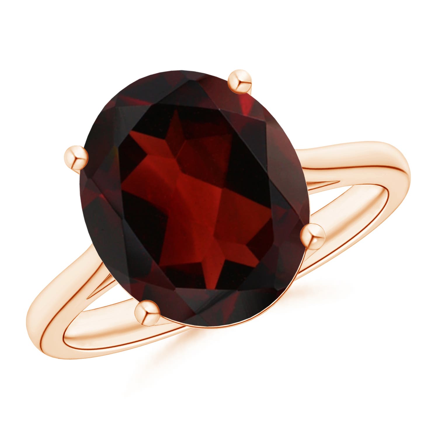 AA - Garnet / 5.15 CT / 14 KT Rose Gold