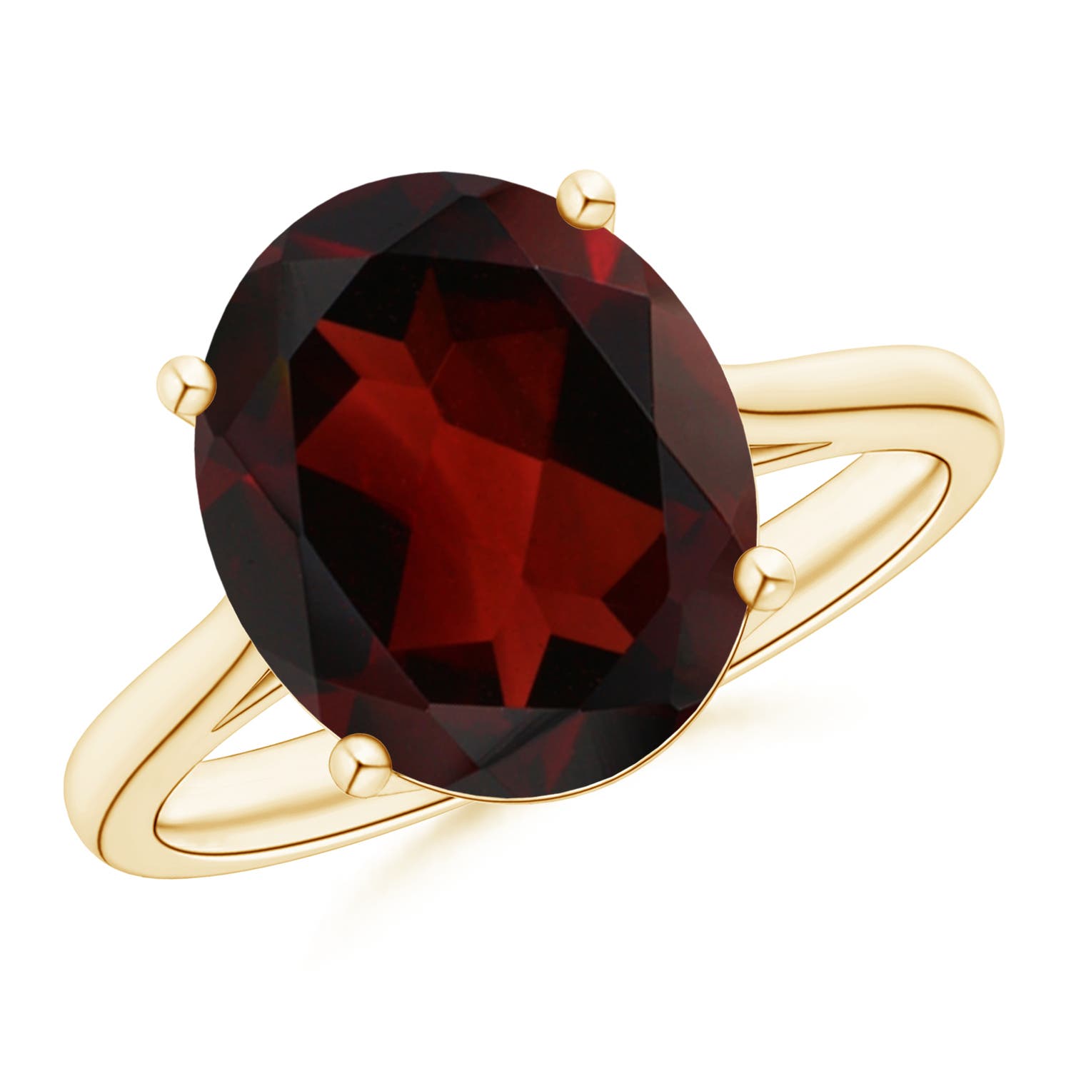 AA - Garnet / 5.15 CT / 14 KT Yellow Gold