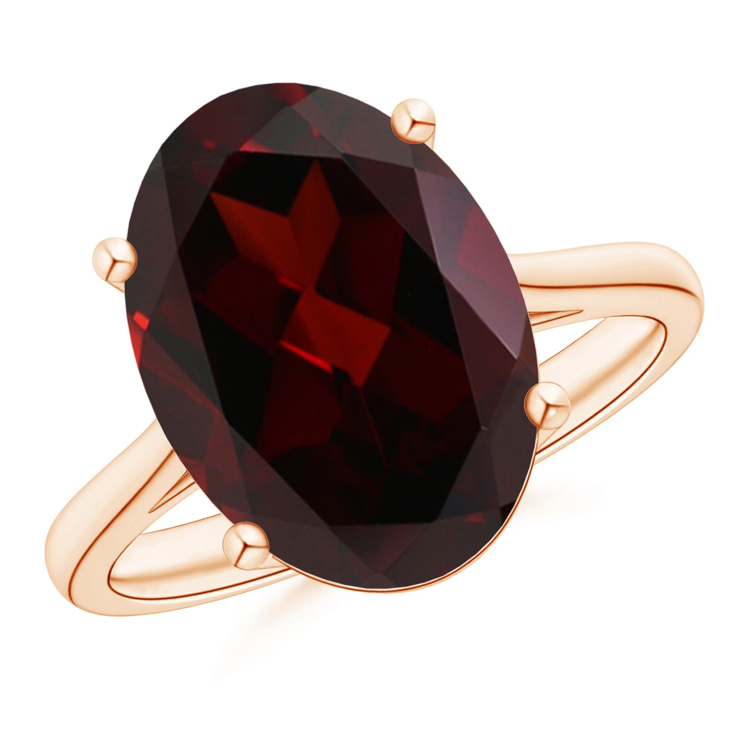 A - Garnet / 6.4 CT / 14 KT Rose Gold