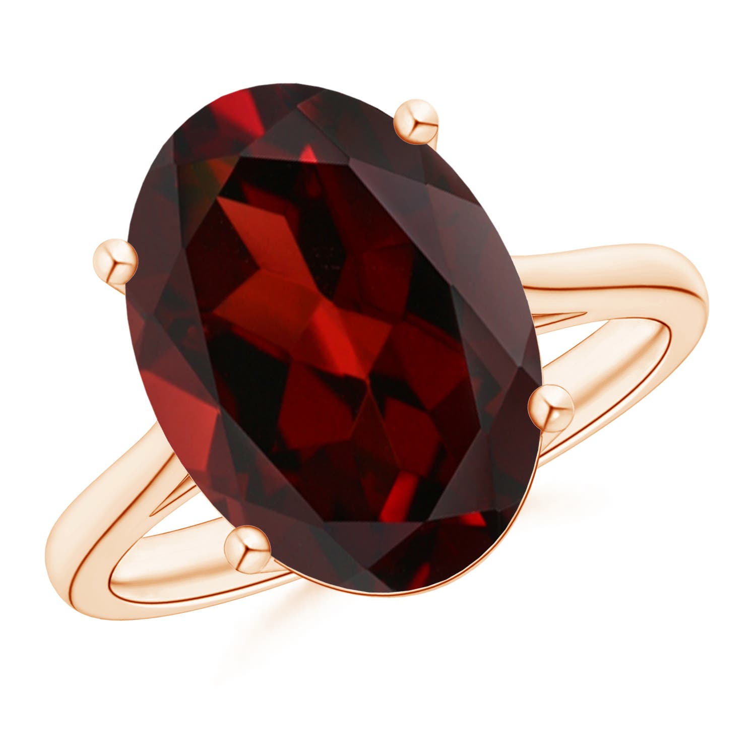 AAA - Garnet / 6.4 CT / 14 KT Rose Gold