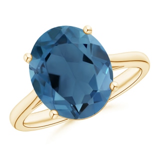 Oval A London Blue Topaz
