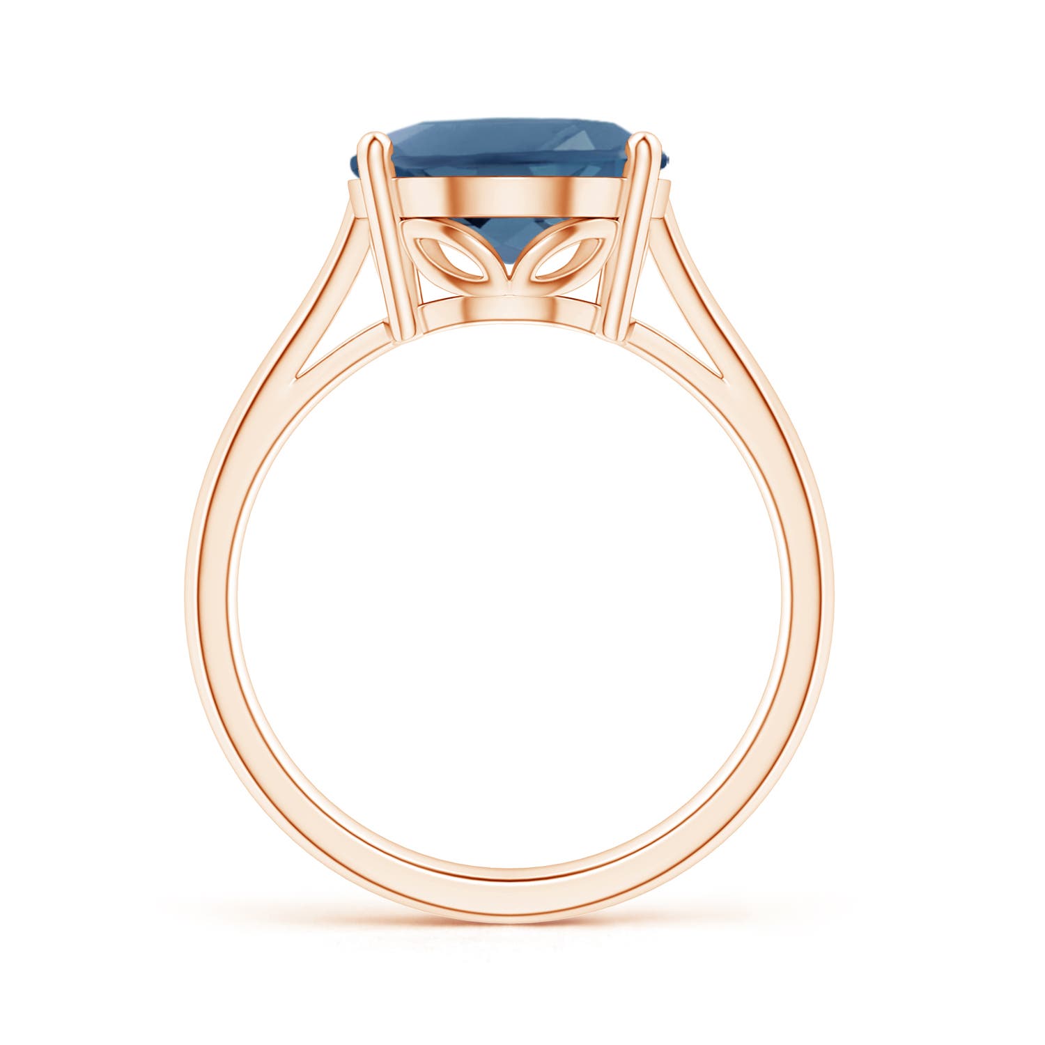 A - London Blue Topaz / 7.2 CT / 14 KT Rose Gold