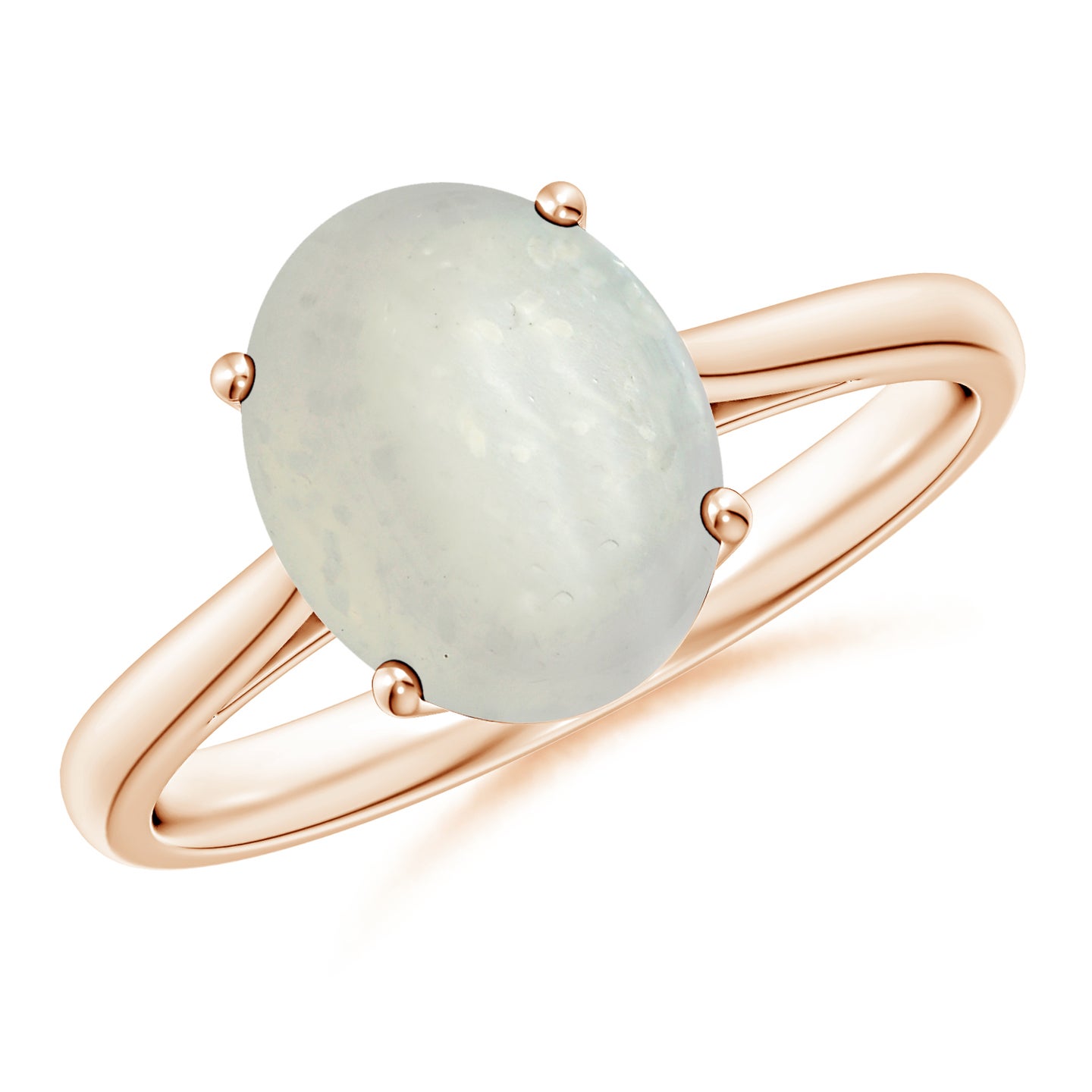 Oval Solitaire Moonstone Cocktail Ring