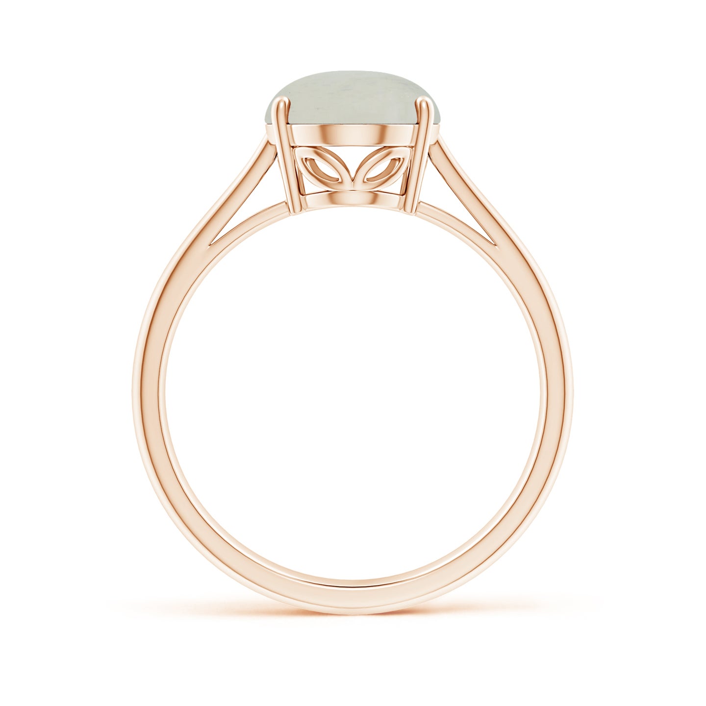 Oval Solitaire Moonstone Cocktail Ring