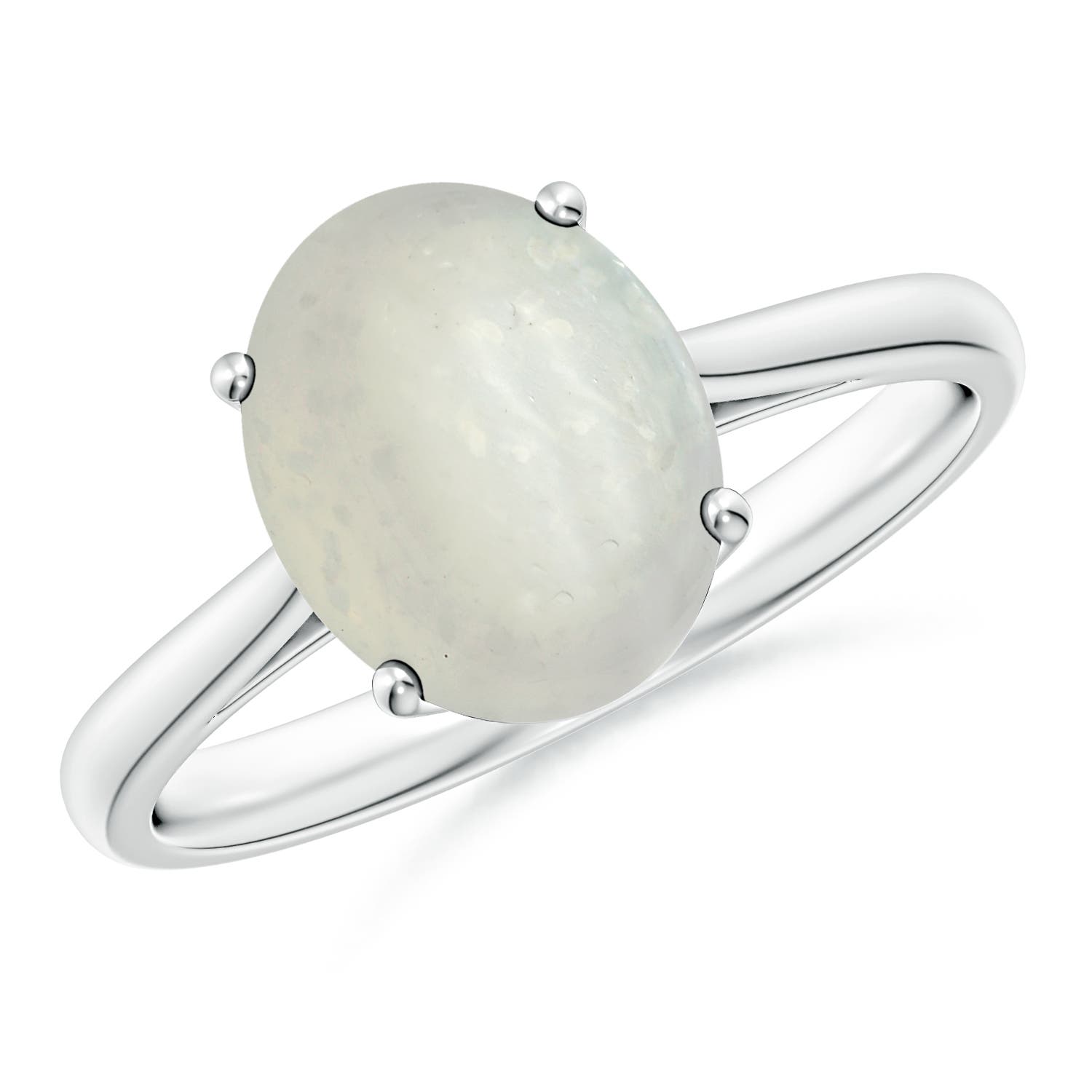 A - Moonstone / 2.5 CT / 14 KT White Gold