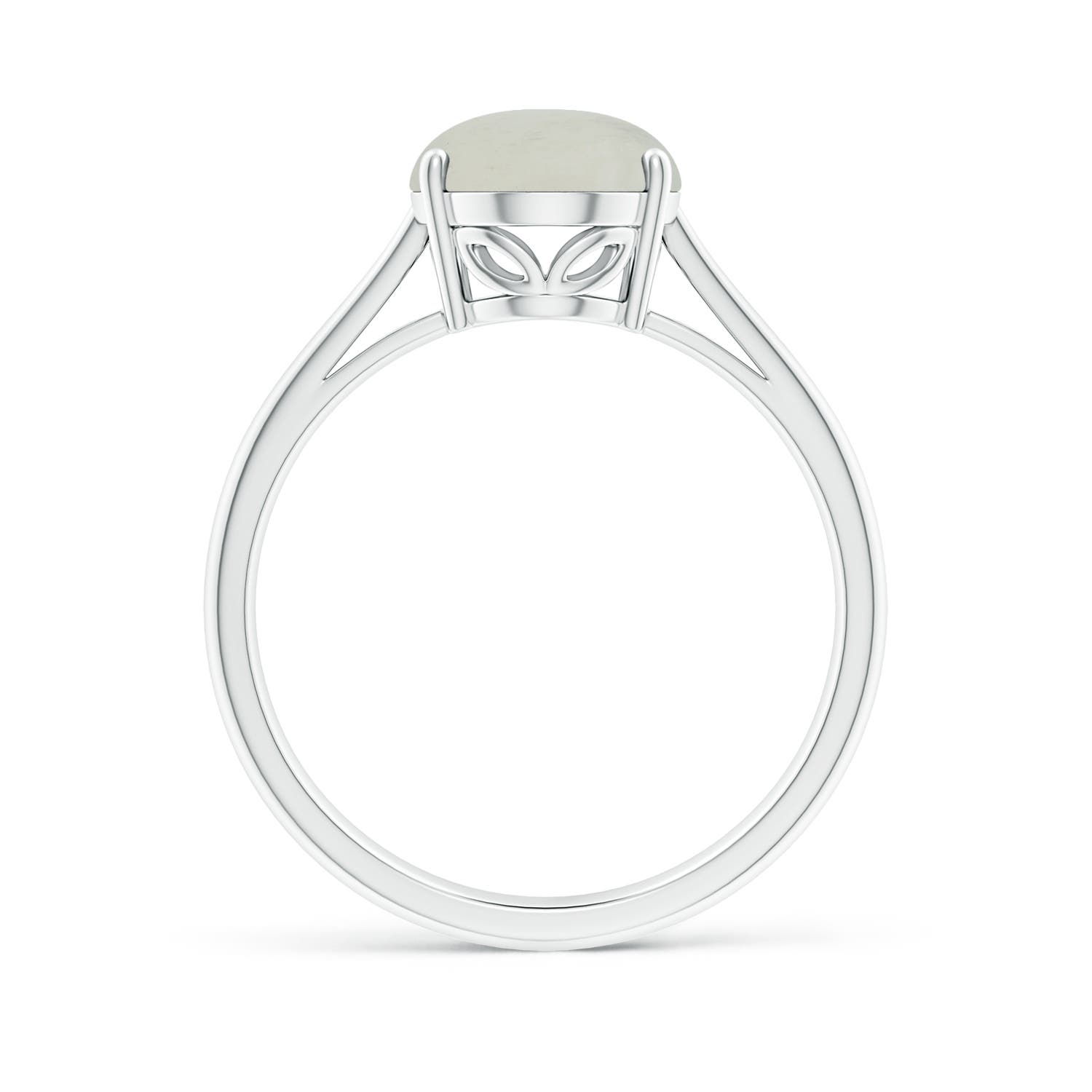 A - Moonstone / 2.5 CT / 14 KT White Gold