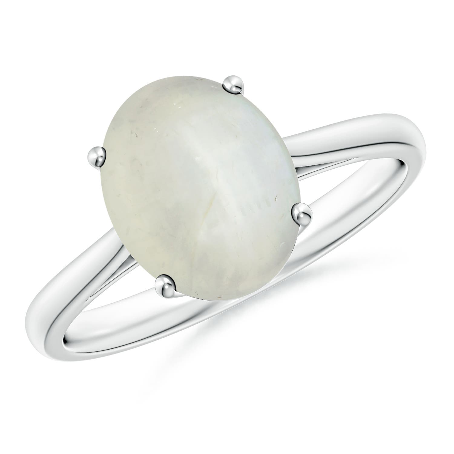 AA - Moonstone / 2.5 CT / 14 KT White Gold