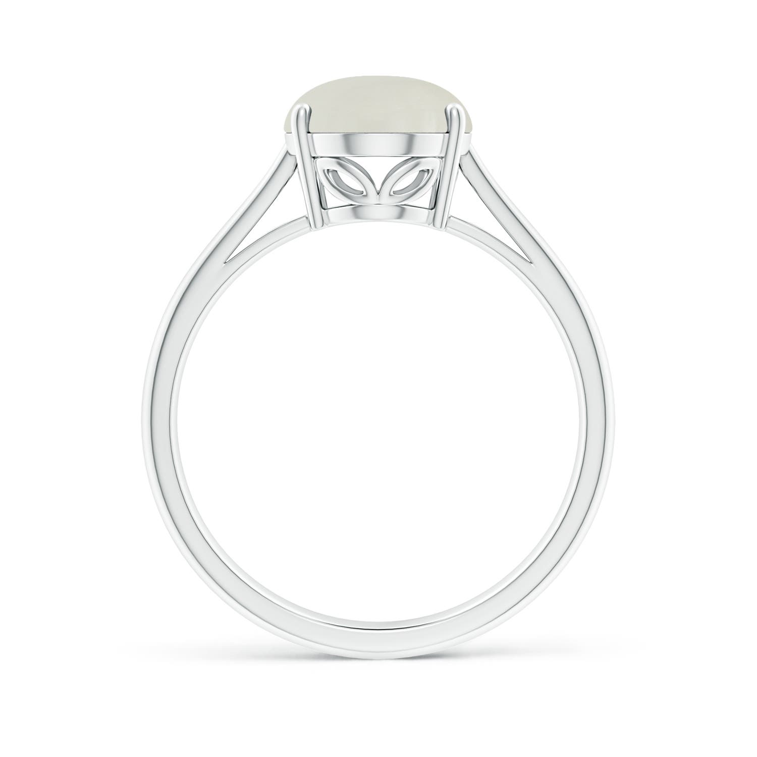 AAAA - Moonstone / 2.5 CT / 14 KT White Gold