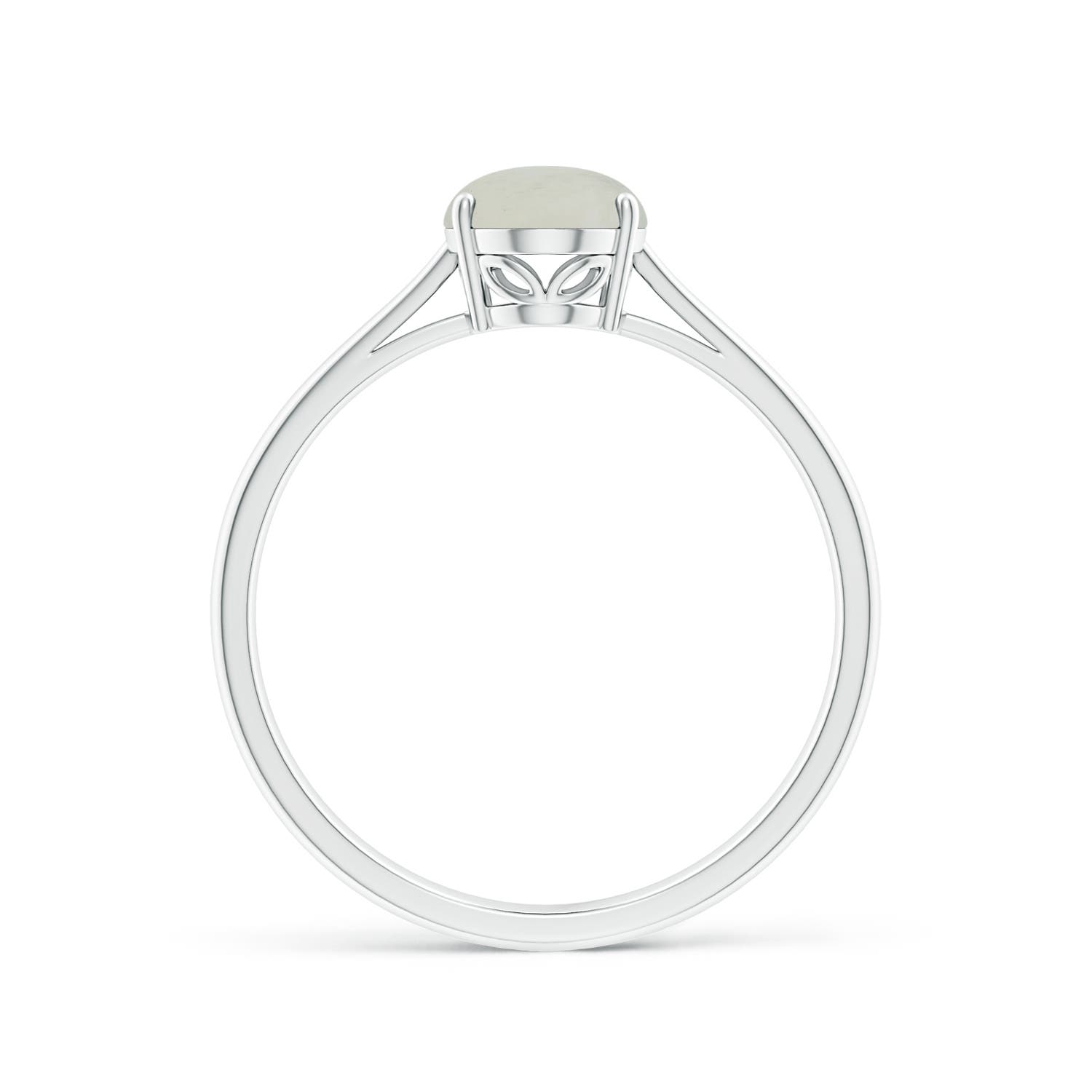 A - Moonstone / 1.1 CT / 14 KT White Gold