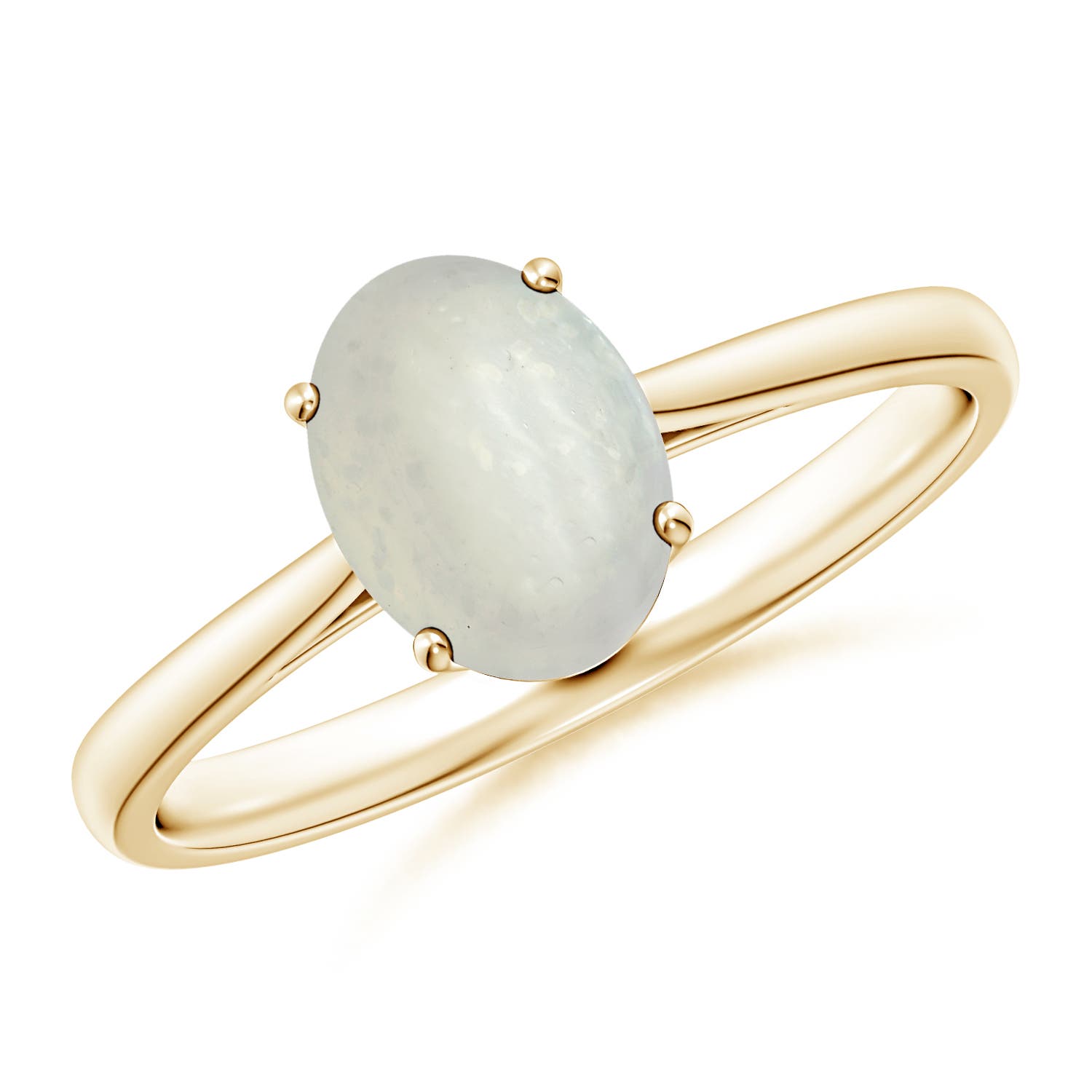 A - Moonstone / 1.1 CT / 14 KT Yellow Gold