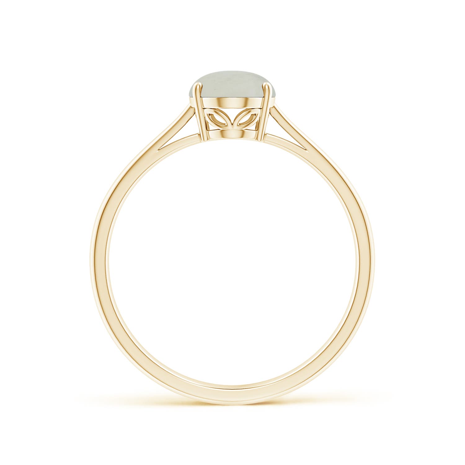 A - Moonstone / 1.1 CT / 14 KT Yellow Gold