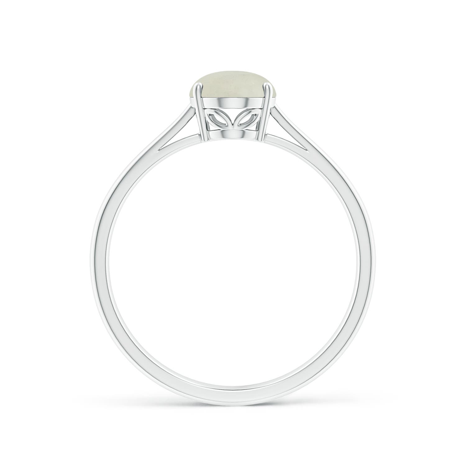 AA - Moonstone / 1.1 CT / 14 KT White Gold