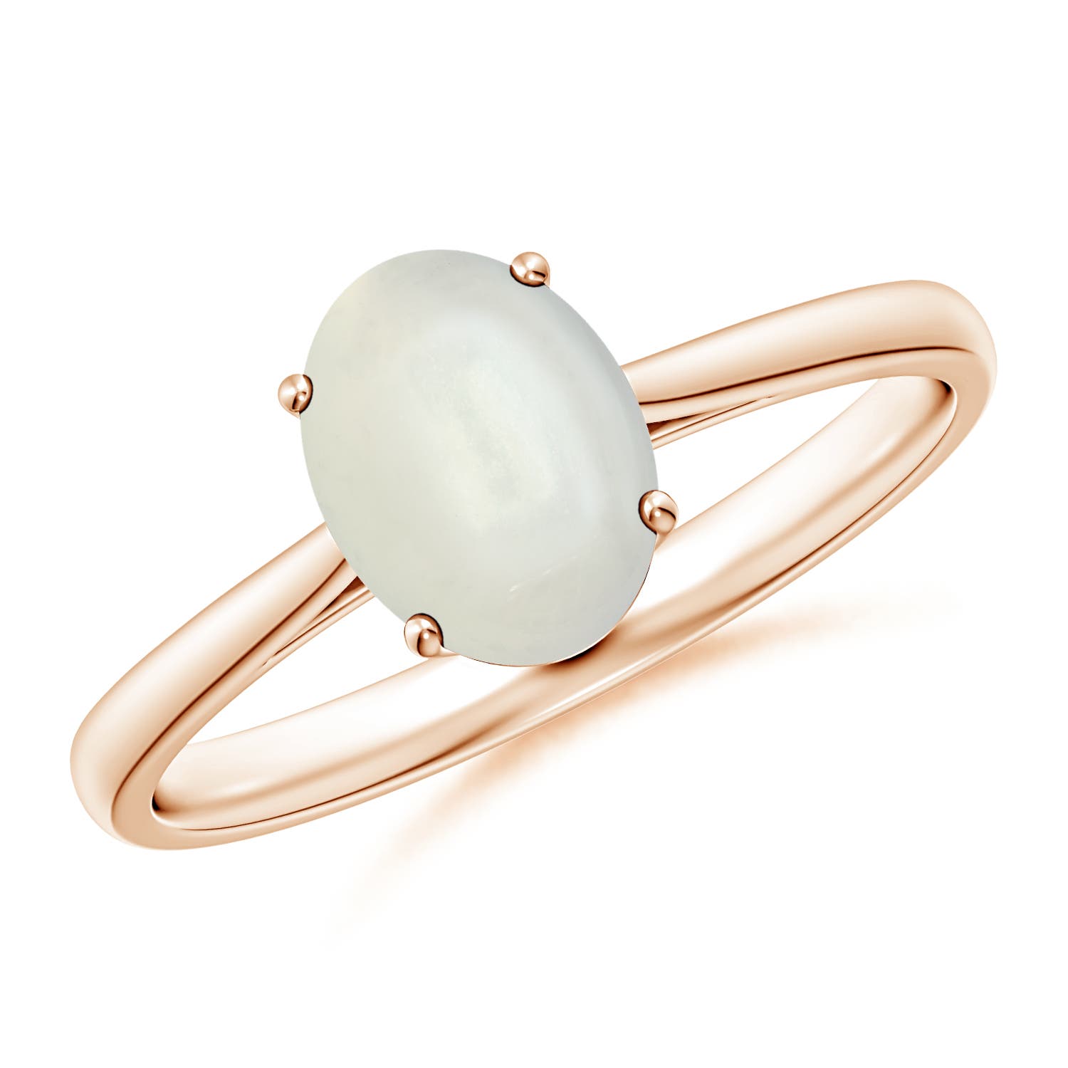 AAAA - Moonstone / 1.1 CT / 14 KT Rose Gold