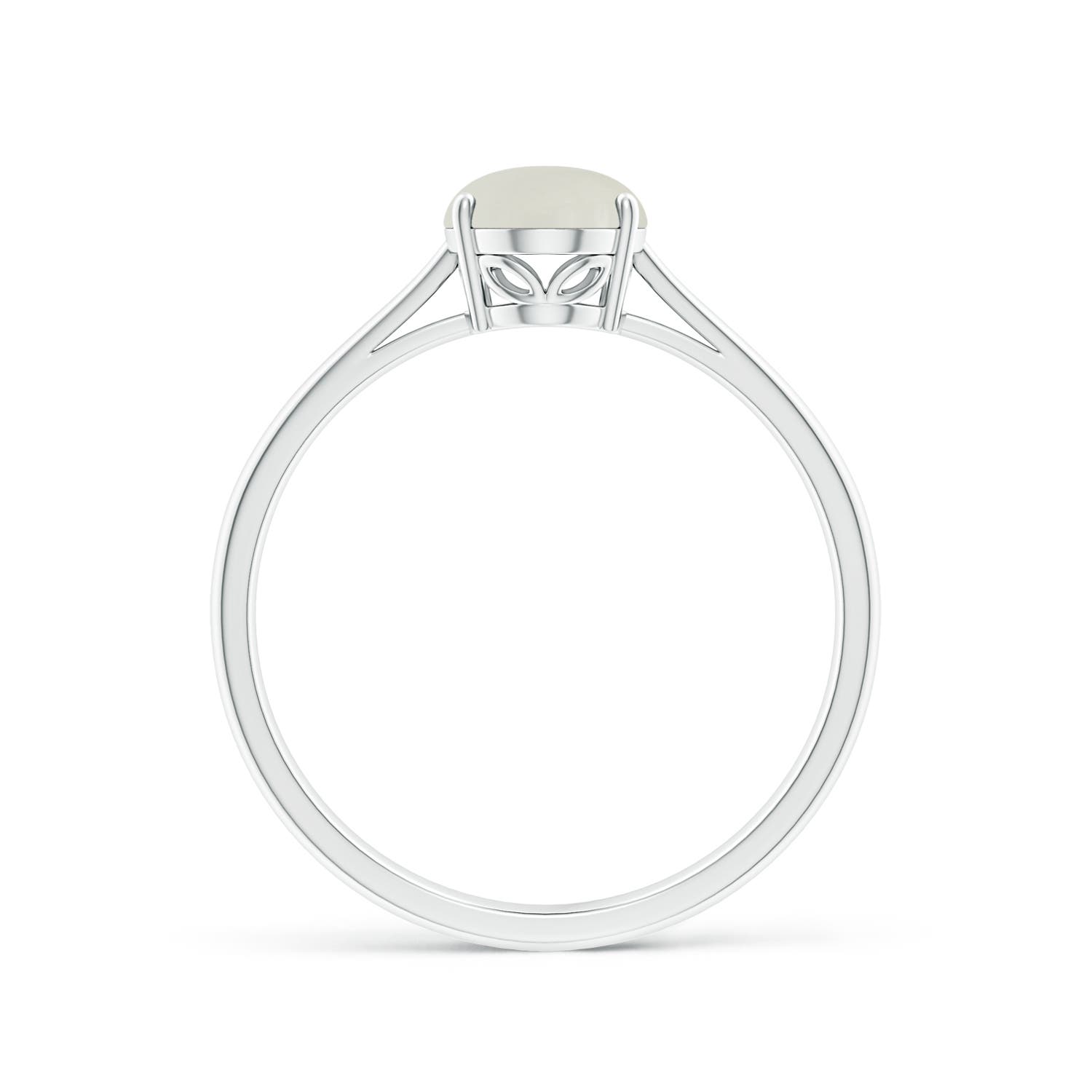 AAAA - Moonstone / 1.1 CT / 14 KT White Gold