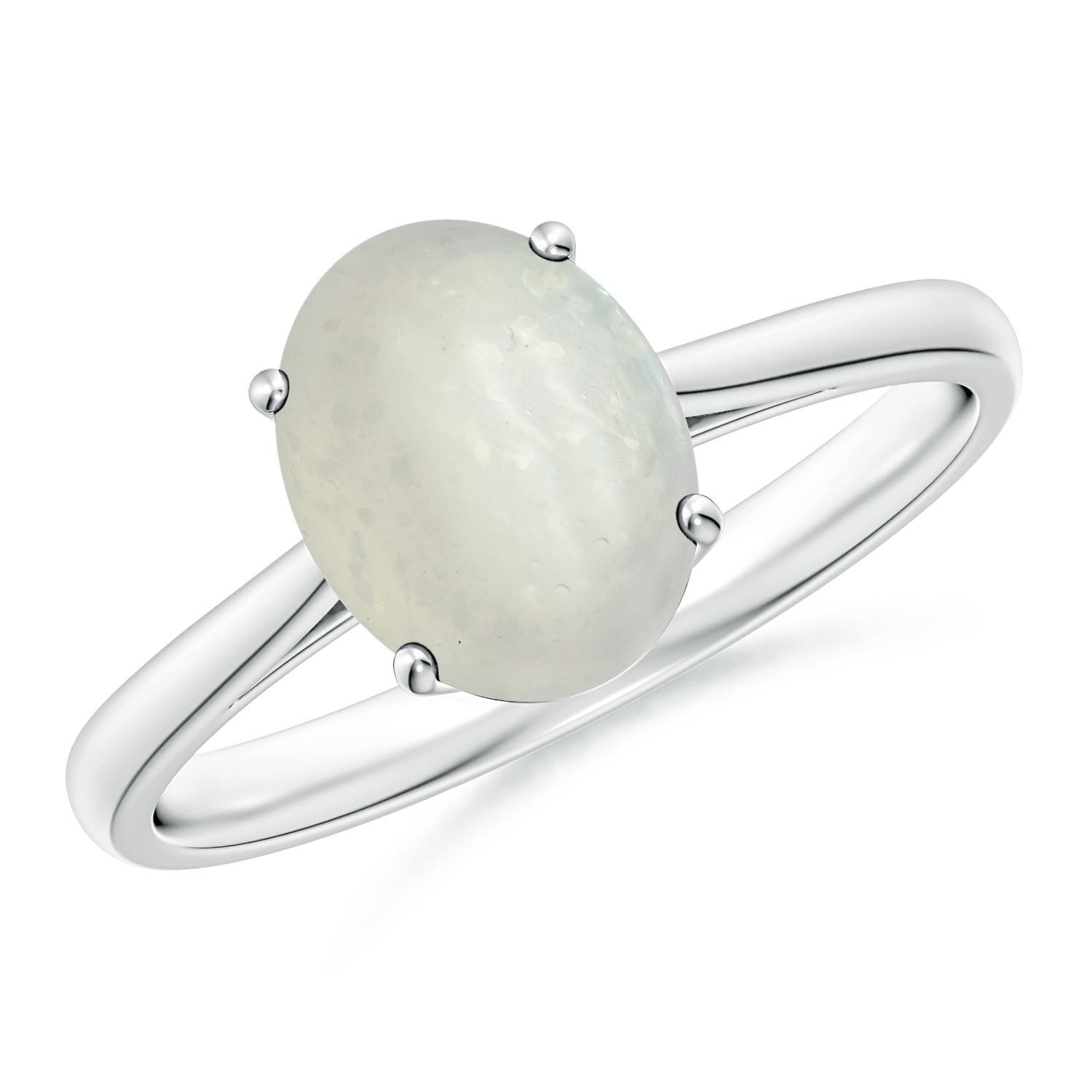 A - Moonstone / 1.7 CT / 14 KT White Gold