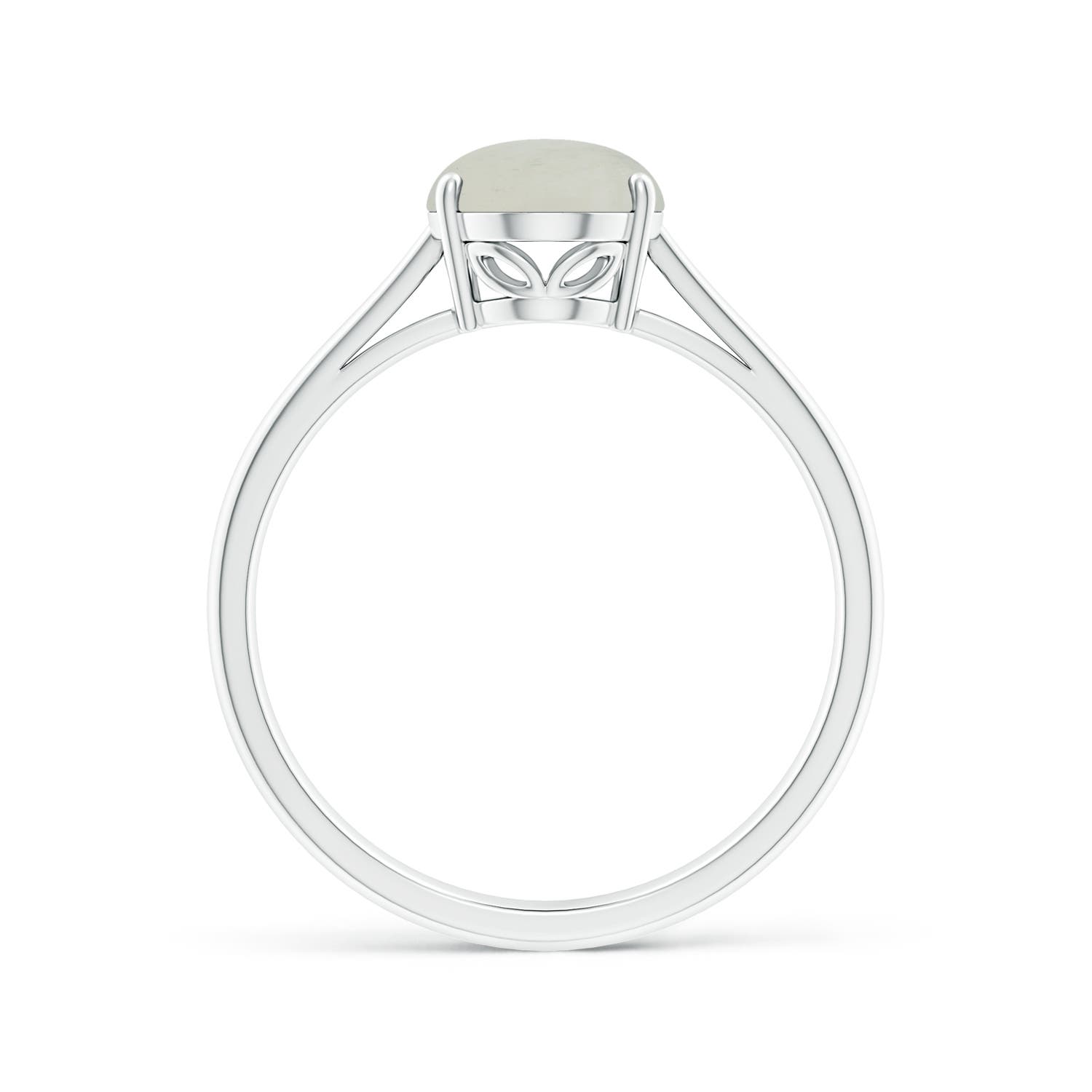 A - Moonstone / 1.7 CT / 14 KT White Gold