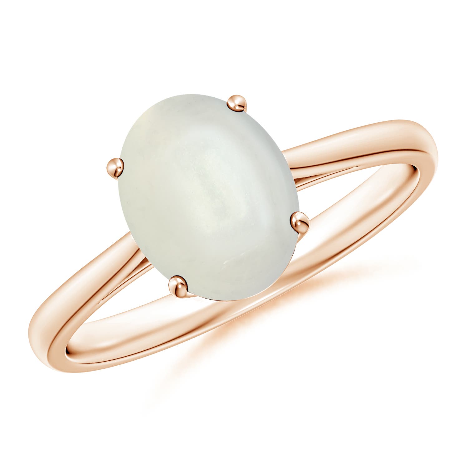 AAAA - Moonstone / 1.7 CT / 14 KT Rose Gold